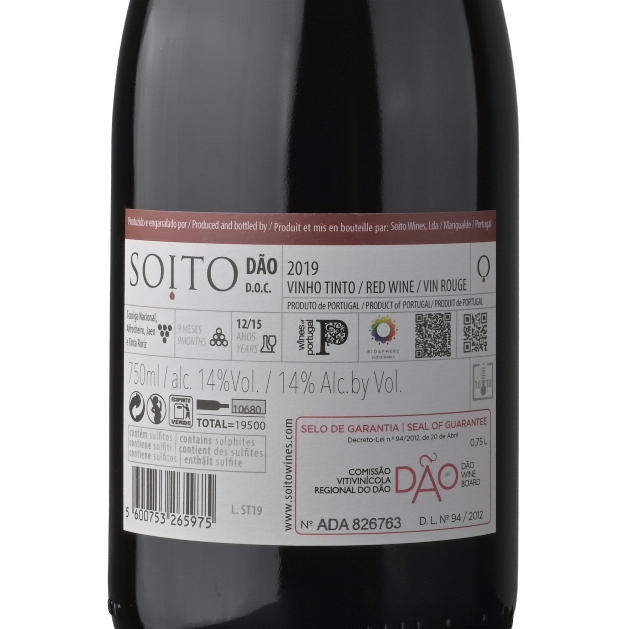 Soito D&atilde;o Vinho Tinto
