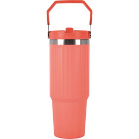 Garrafa T&eacute;rmica Cer&acirc;mica 900ml Rosa Kasa