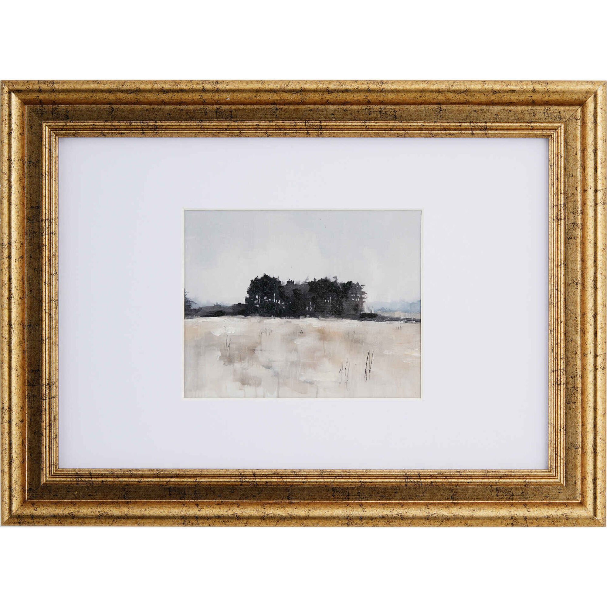 Quadro a Óleo 40x35cm Árvores