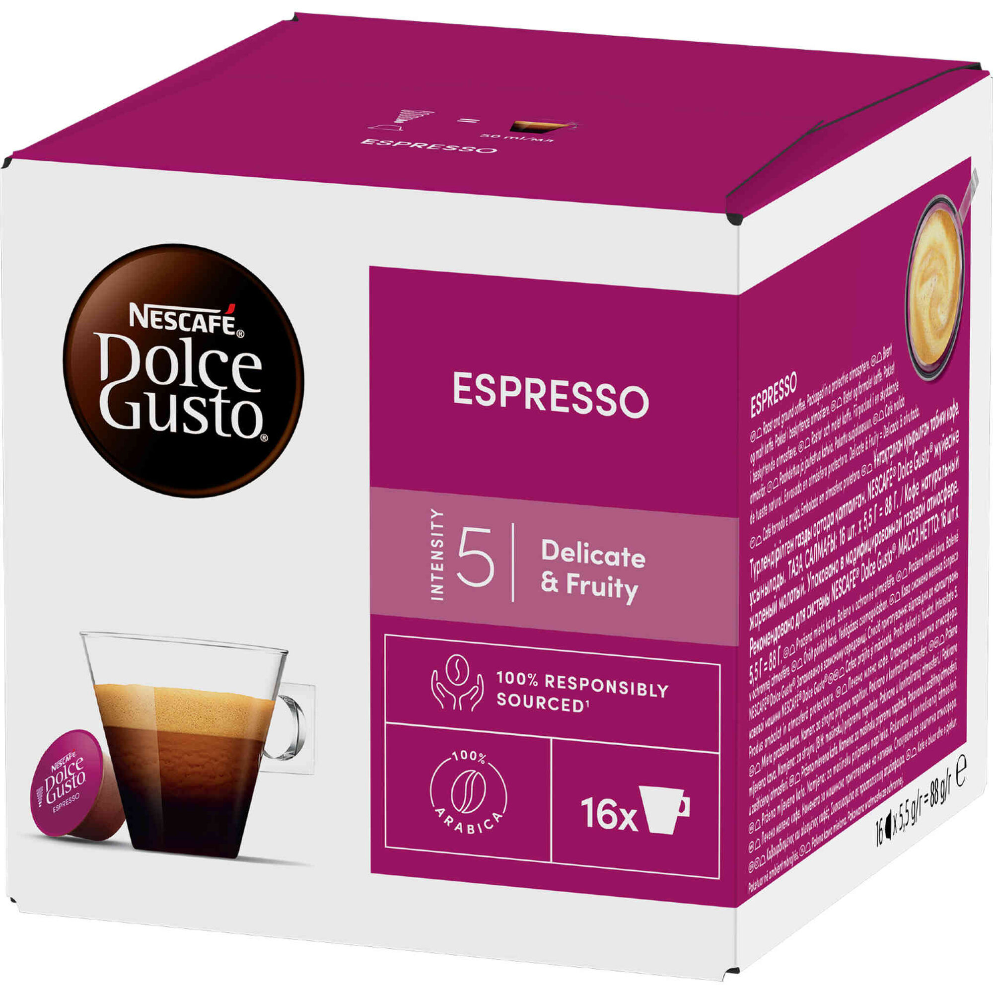 Cápsulas de Café Espresso Int 5
