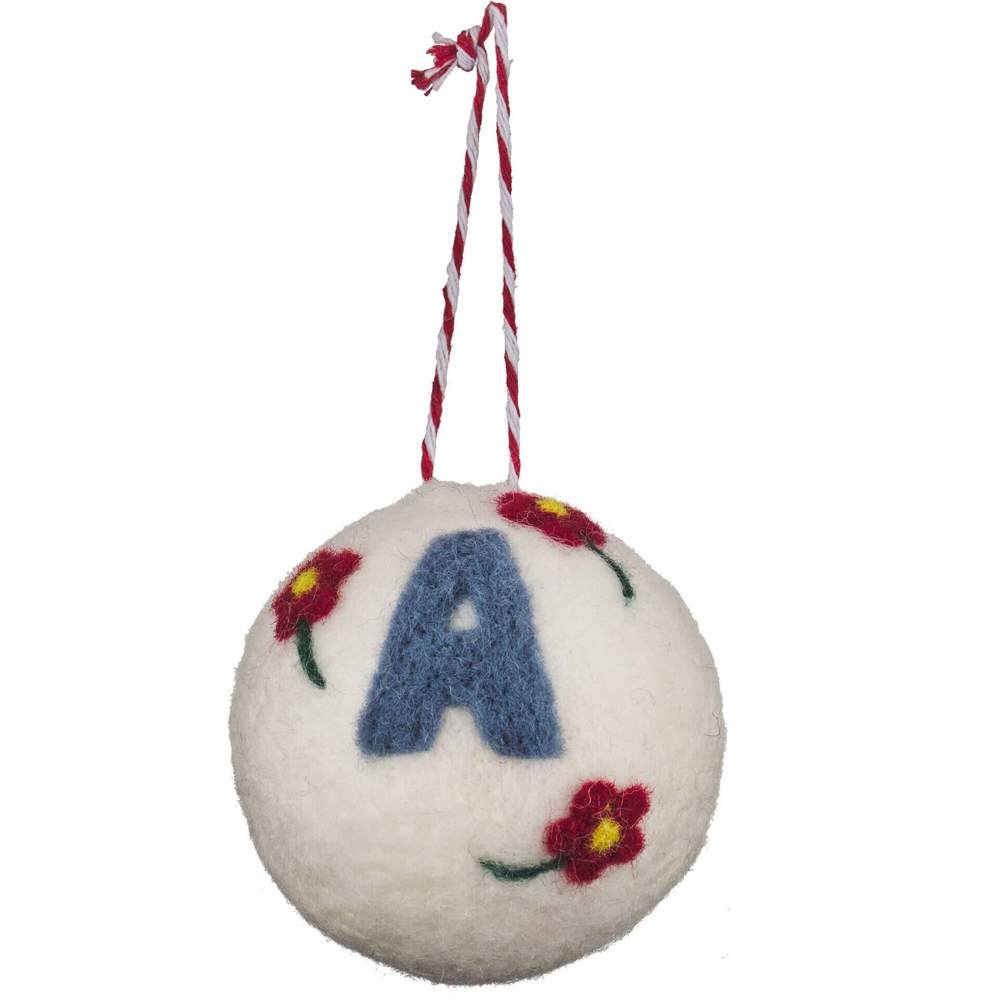 Bola Feltro Letra A