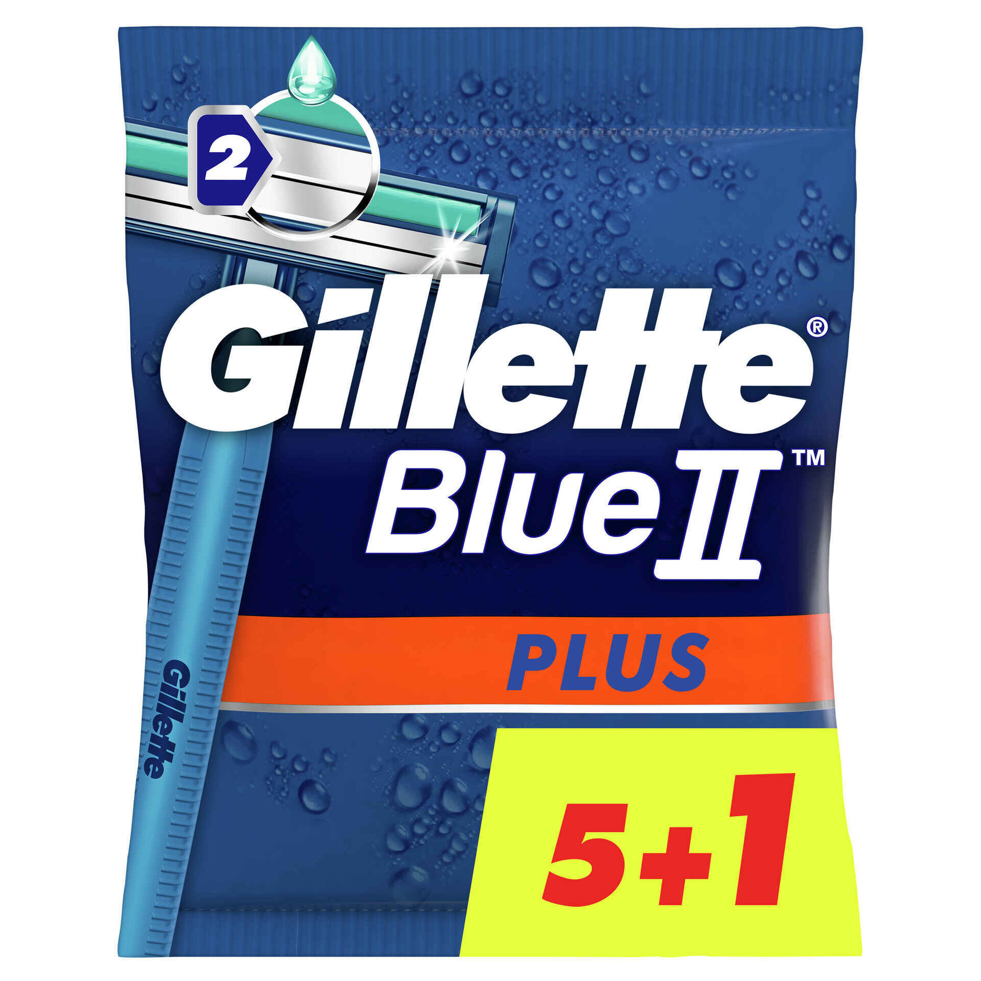 Lâminas Descartáveis Blue II Plus Fixa Lâminas Descartáveis Blue II Plus Fixa