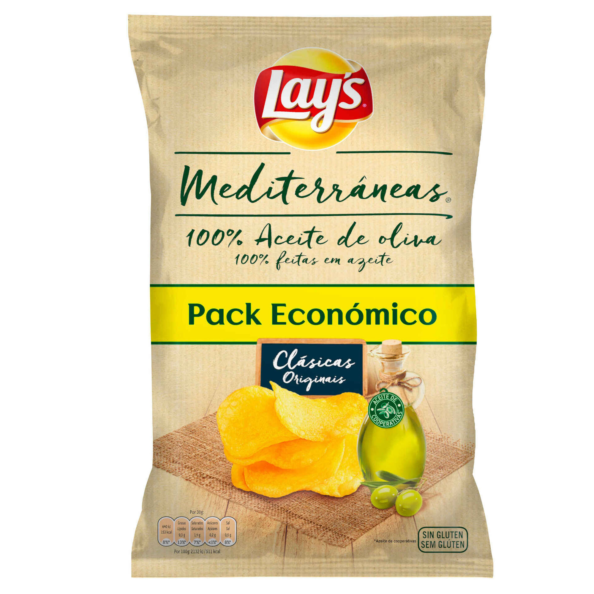 Batata Frita Lisa Mediterrâneas Batata Frita Lisa Mediterrâneas