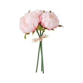 Haste Artificial Pe&oacute;nias Rosa