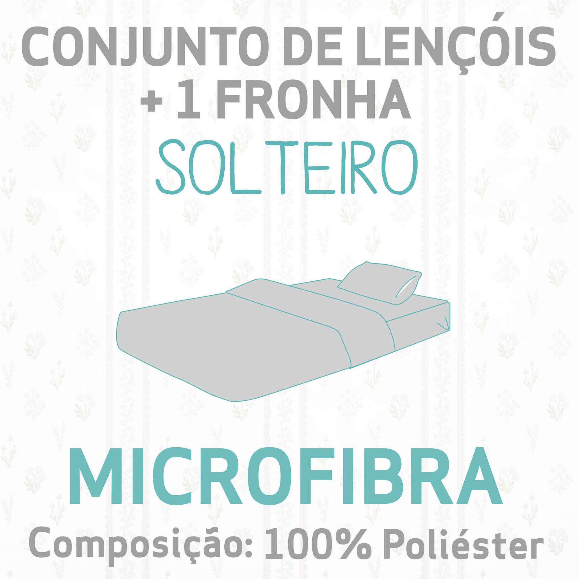 Conjunto Lençóis Microfibra