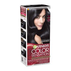Colora&ccedil;&atilde;o Permanente Ultra Preto 1.0 Garnier Color Sensation
