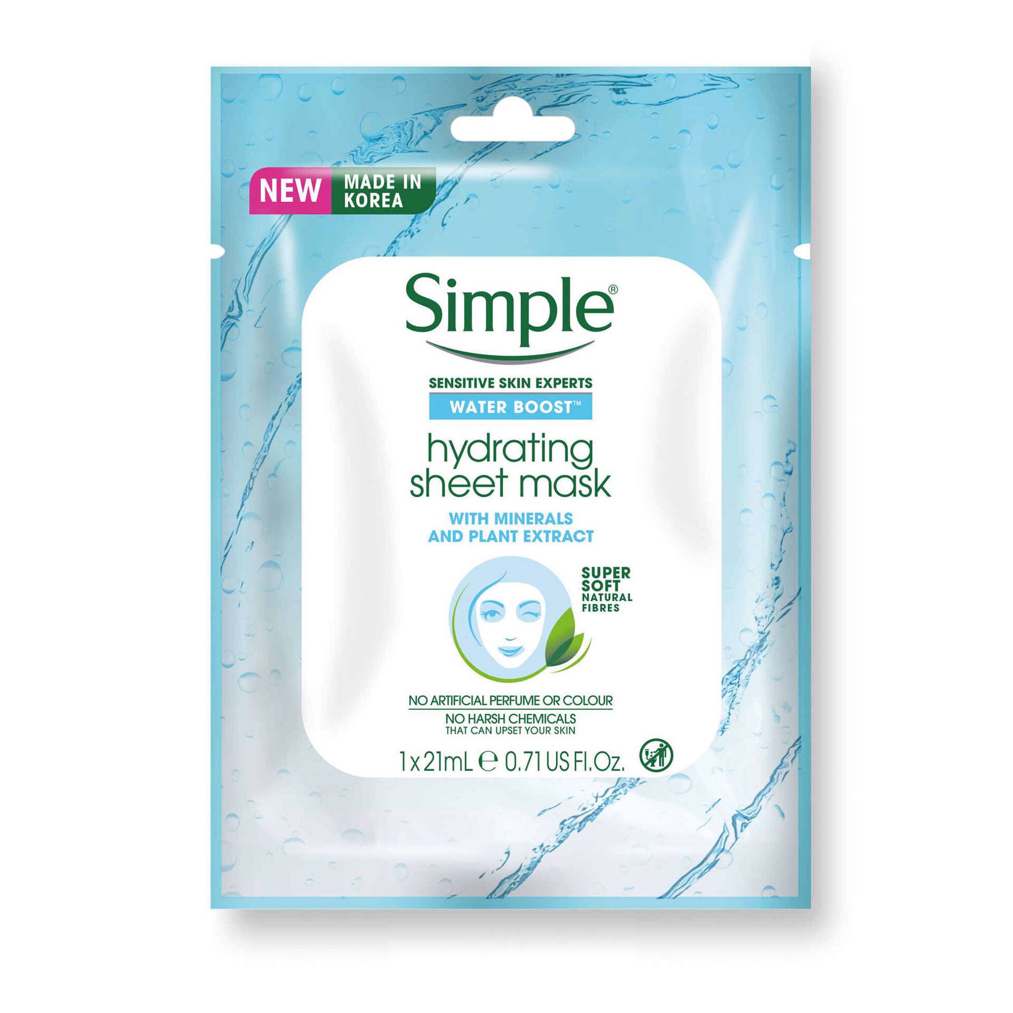 Máscara Facial Water Boost Hidratante Máscara Facial Water Boost Hidratante