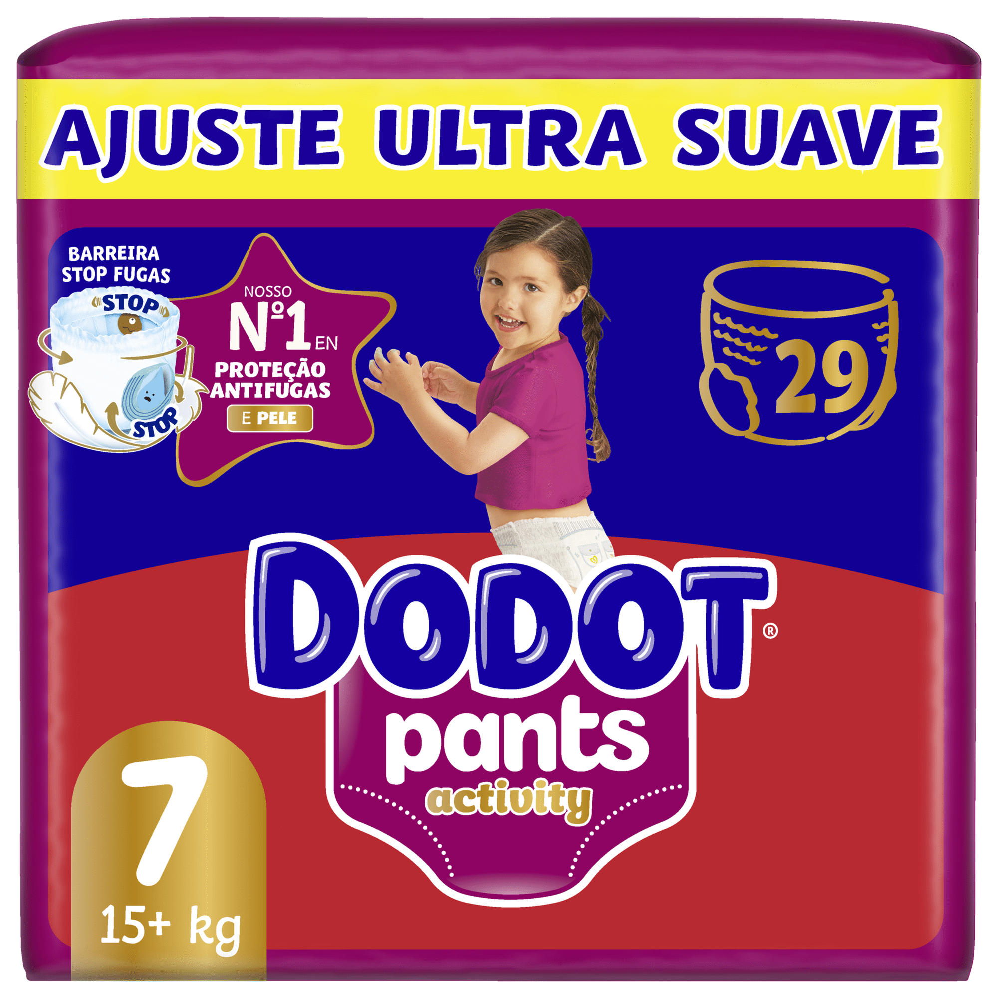 Fraldas Pants Activity Extra +15kg T7