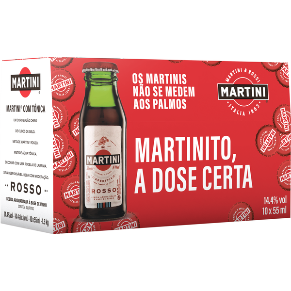 Martini Rosso Aperitivo Pack 10 Miniaturas