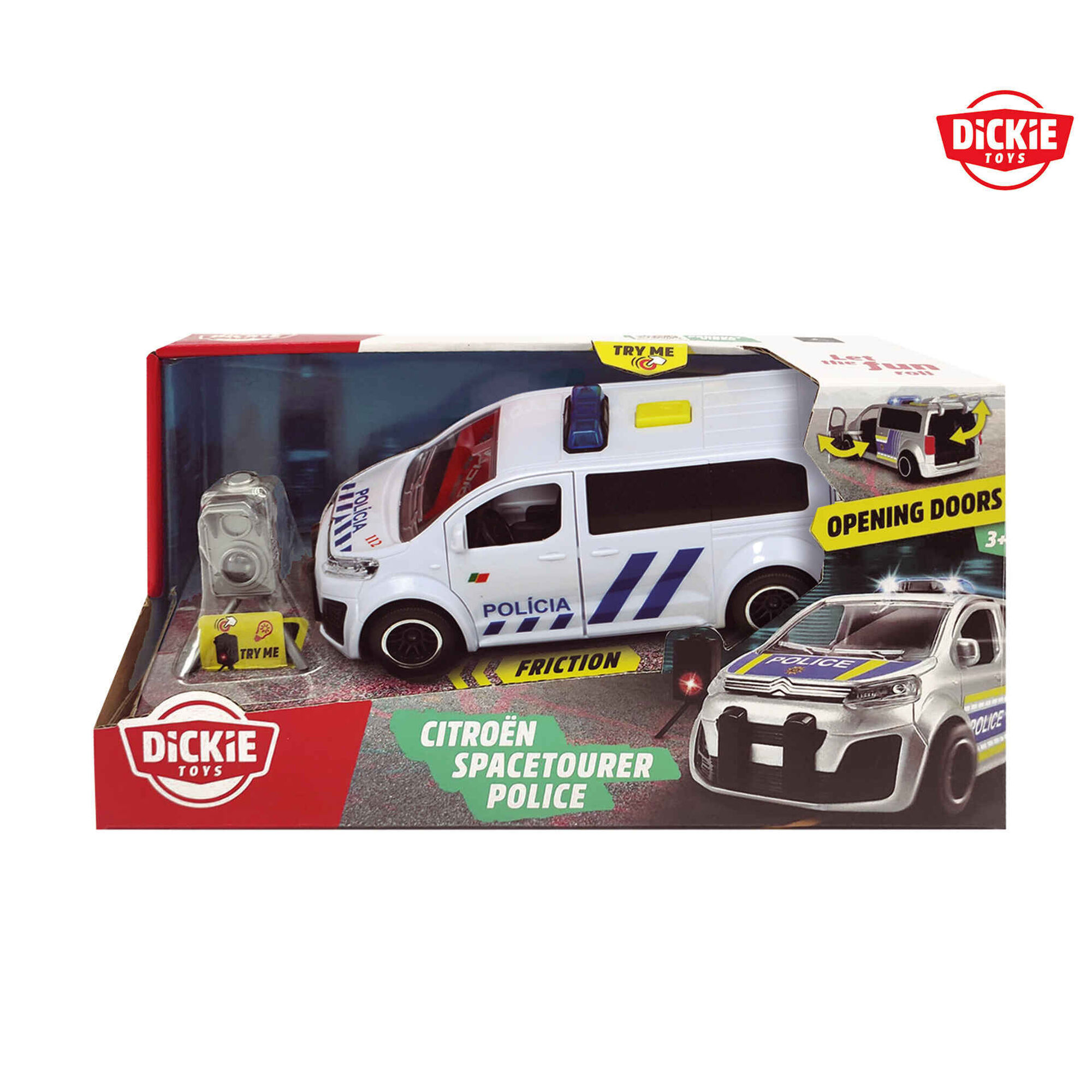 Carro Polícia Portuguesa - Citroën Spacetourer 1:32 com Radar