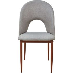 Cadeira Estofada Arco Bege Kasa