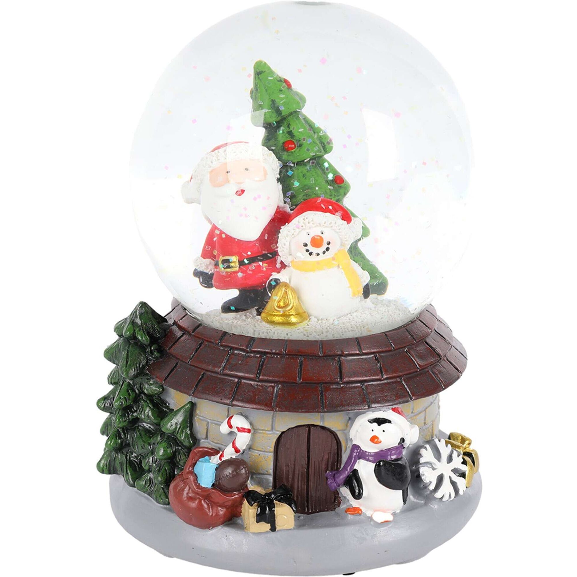 Globo Pai Natal 16cm com Música