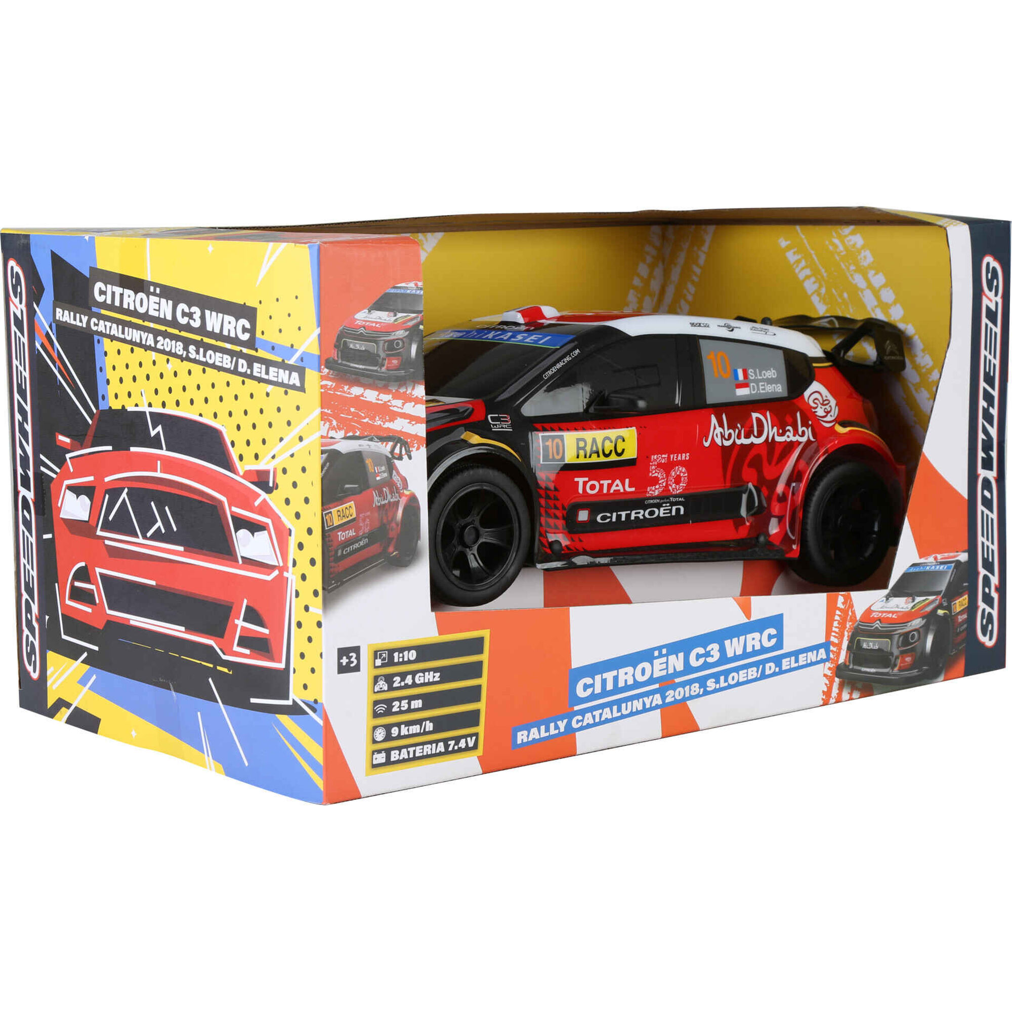 Zoko Speed Wheels - Carro Telecomandado Citro&euml;n C3 WRC 1:10