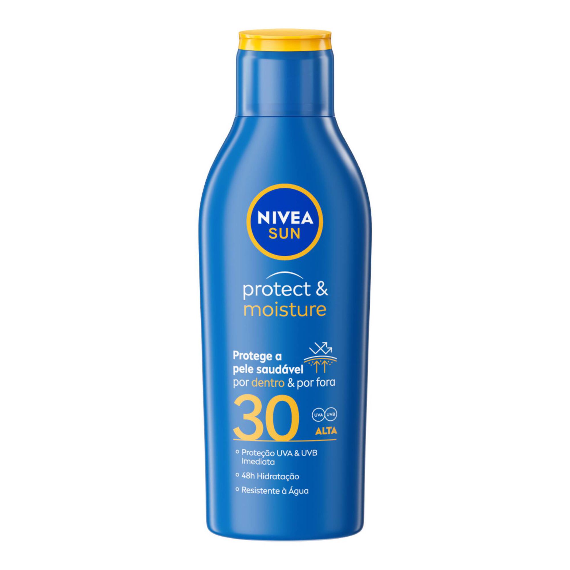 Protetor Solar Lo&ccedil;&atilde;o Protect & Moisture FPS 30 Nivea Sun