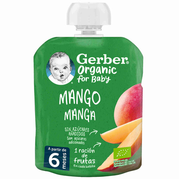 Saqueta de Fruta Manga +6M Gerber