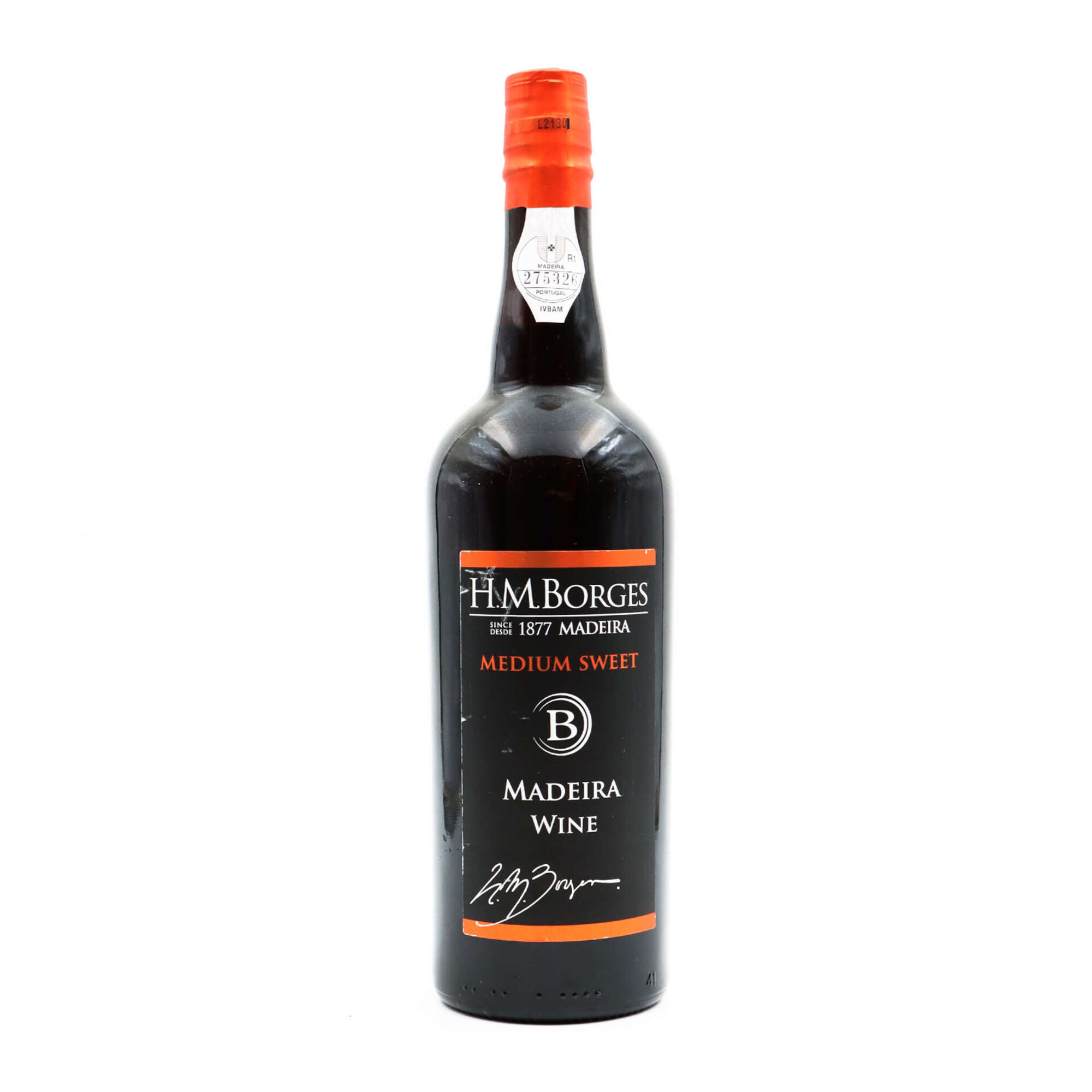 H M Borges 3 Anos Meio Doce Vinho da Madeira