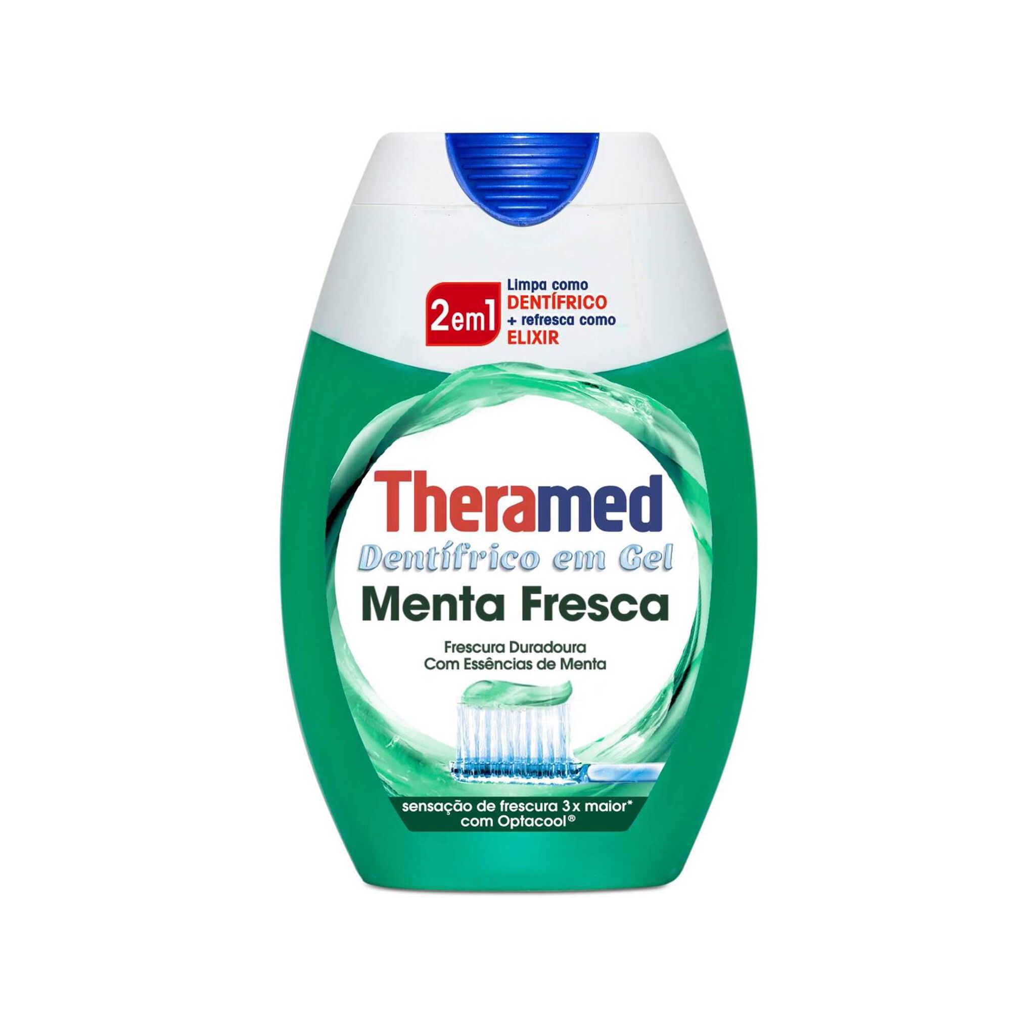 Pasta de Dentes e Elixir Bocal 2 em 1 Menta Fresca