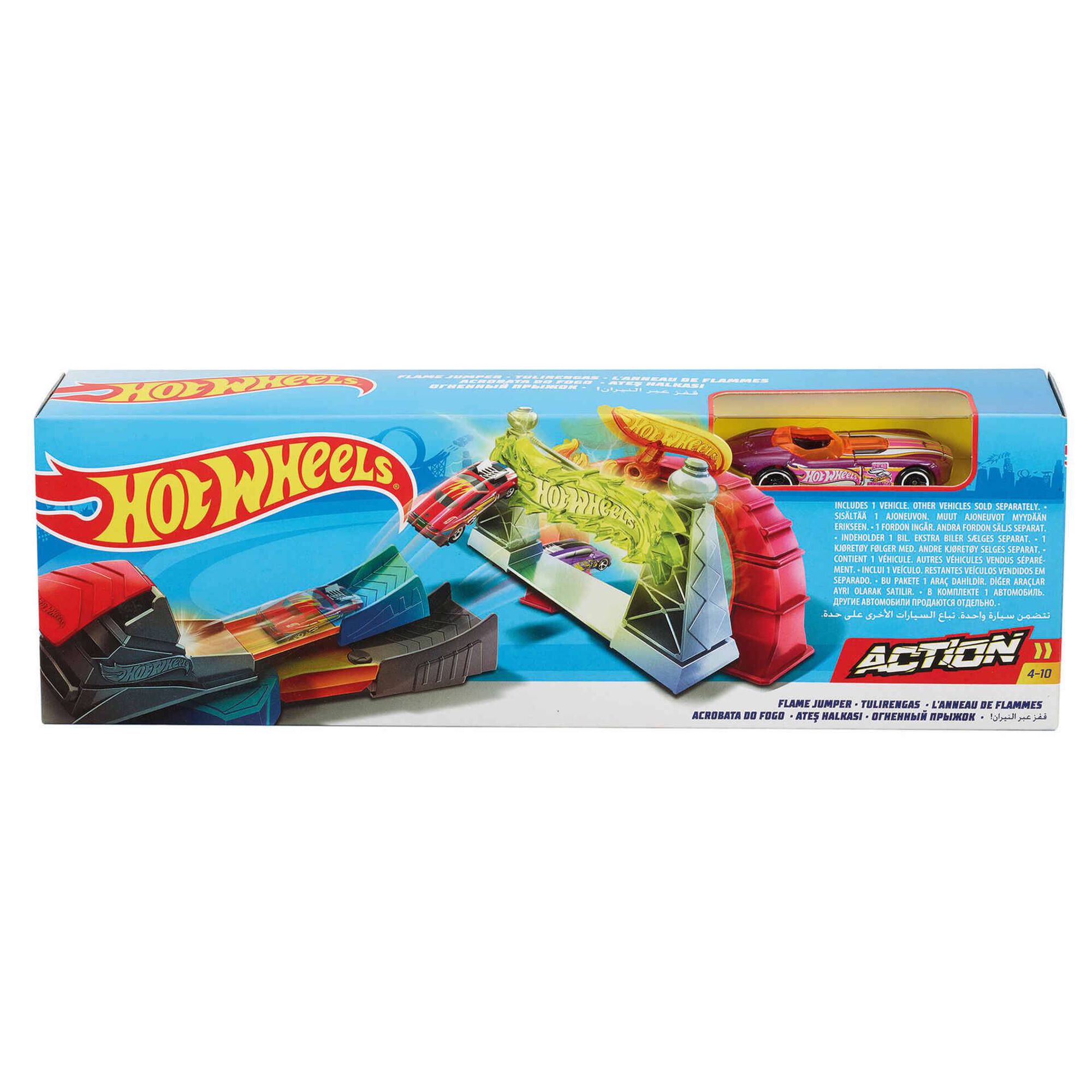 Pista Básica de Saltos Hot Wheels (vários modelos)