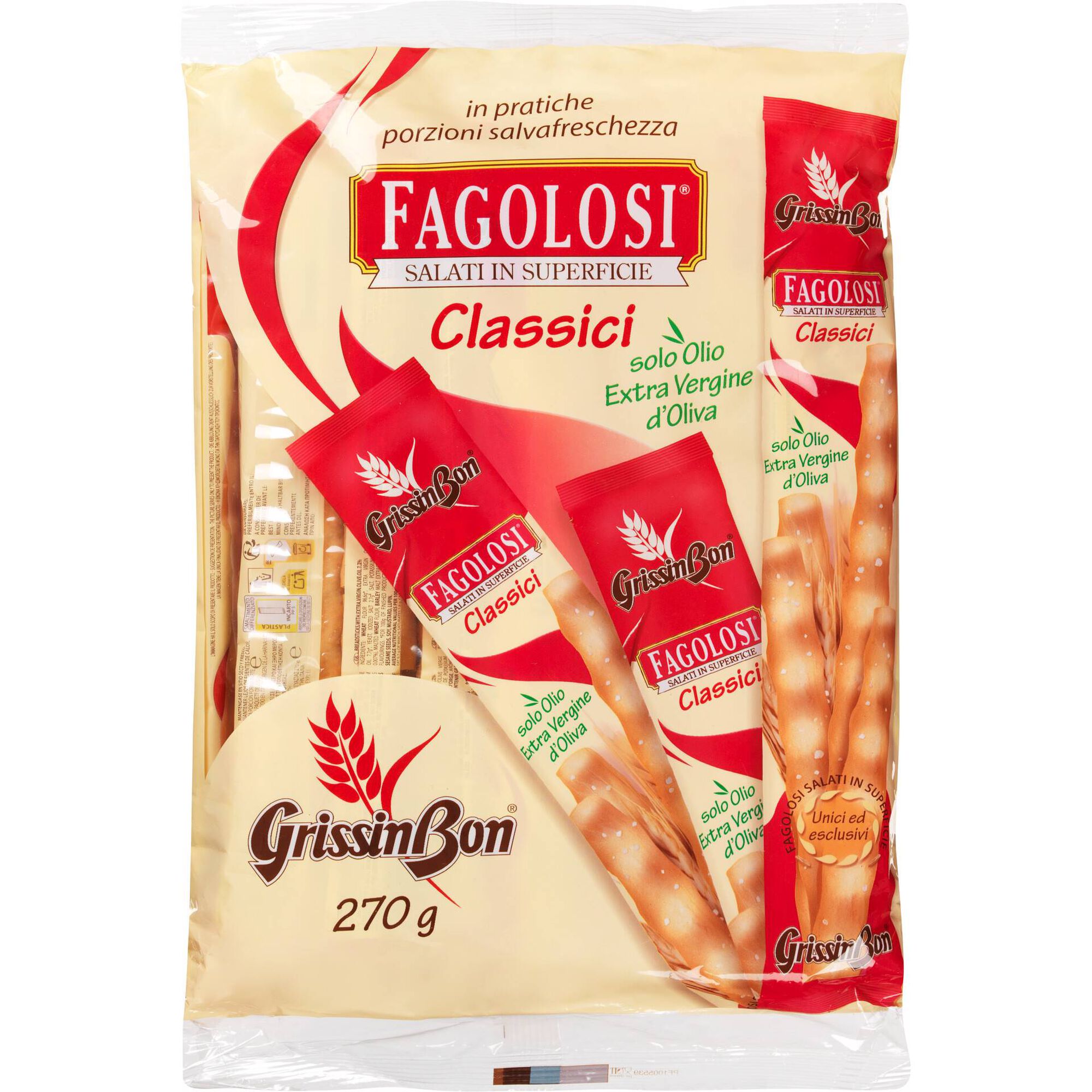 Gressinos Cl&aacute;ssicos com Azeite GrissinBon