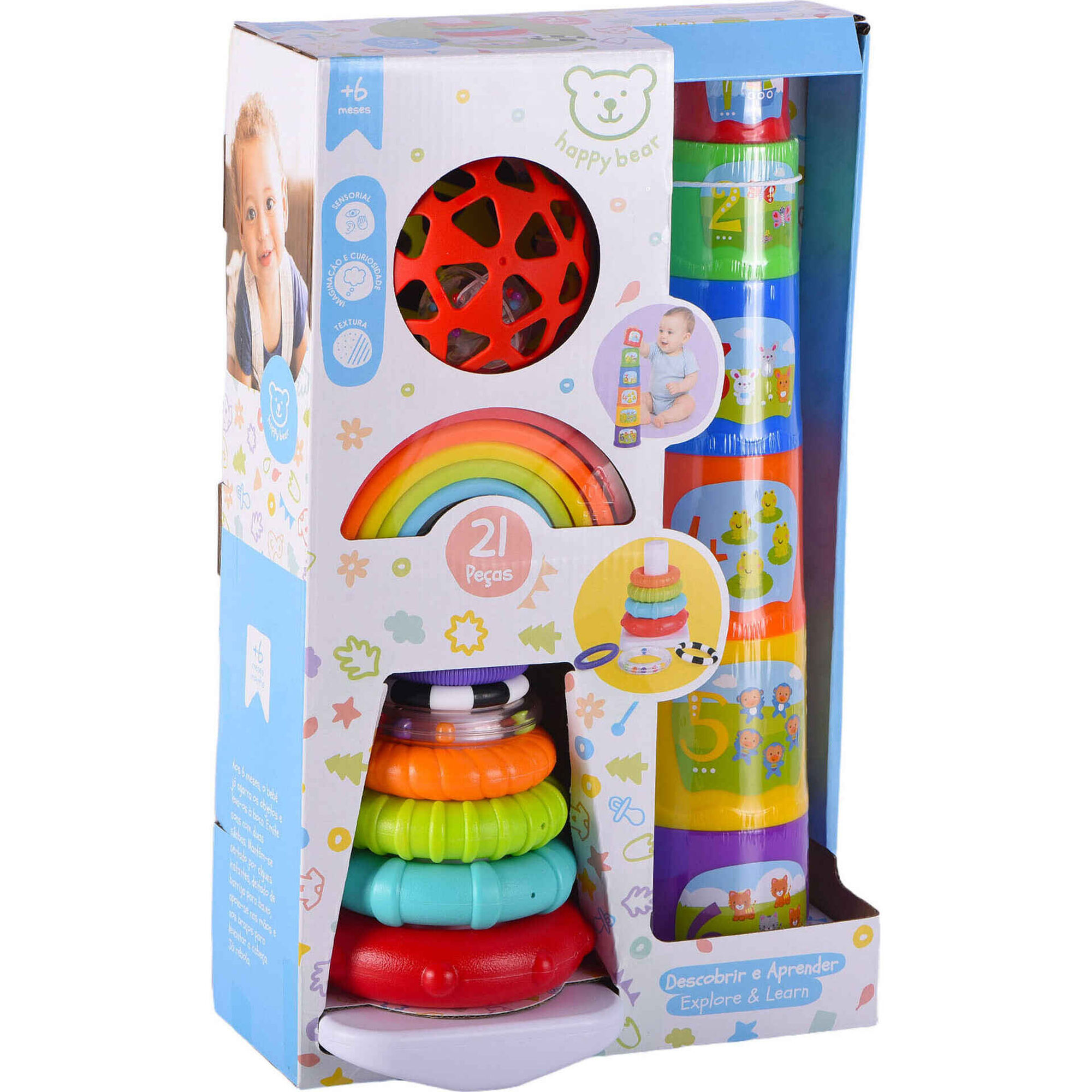 Zoko Happy Bear - Torre Empilhar