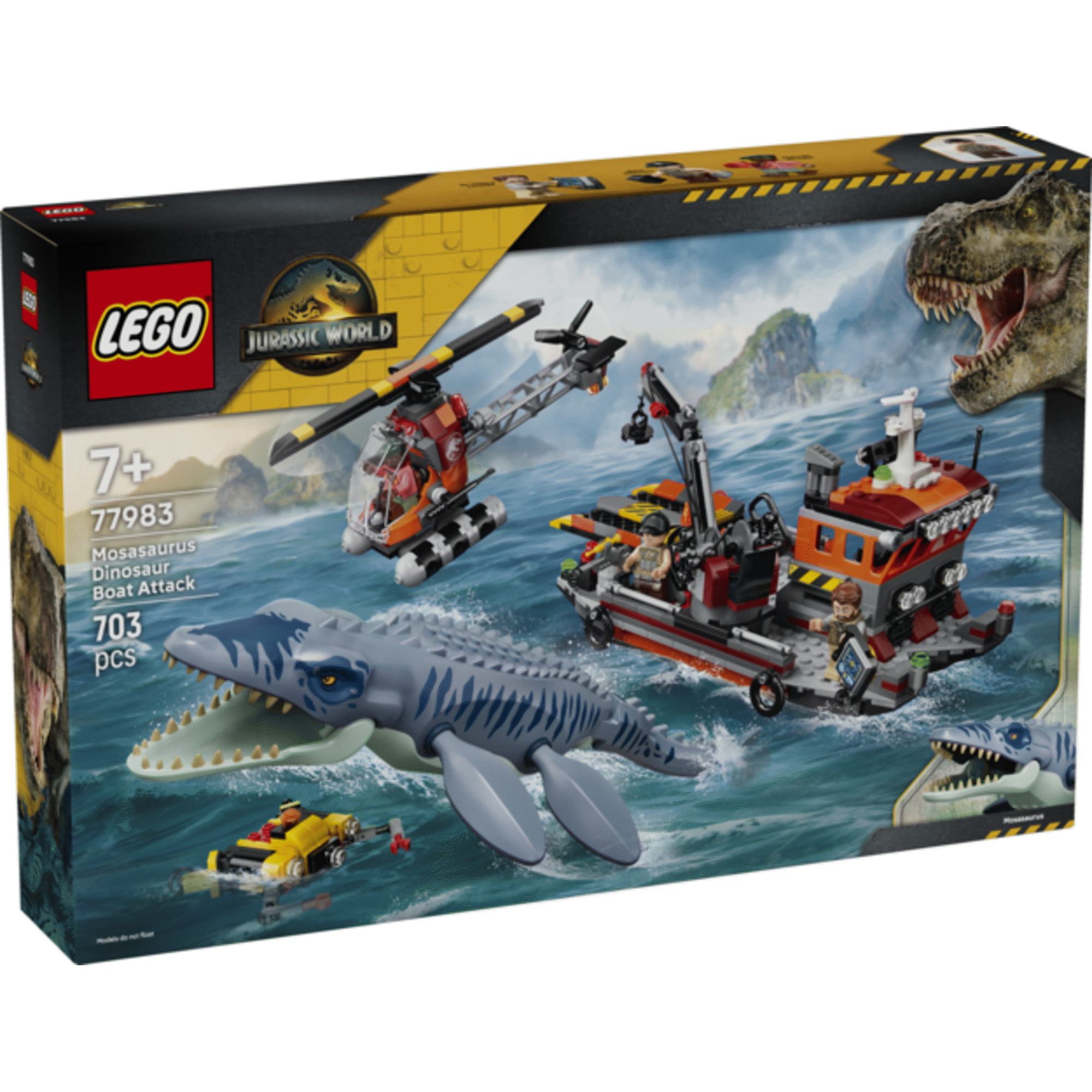 LEGO Jurassic World - Ataque ao Barco do Mosassauro - 77983