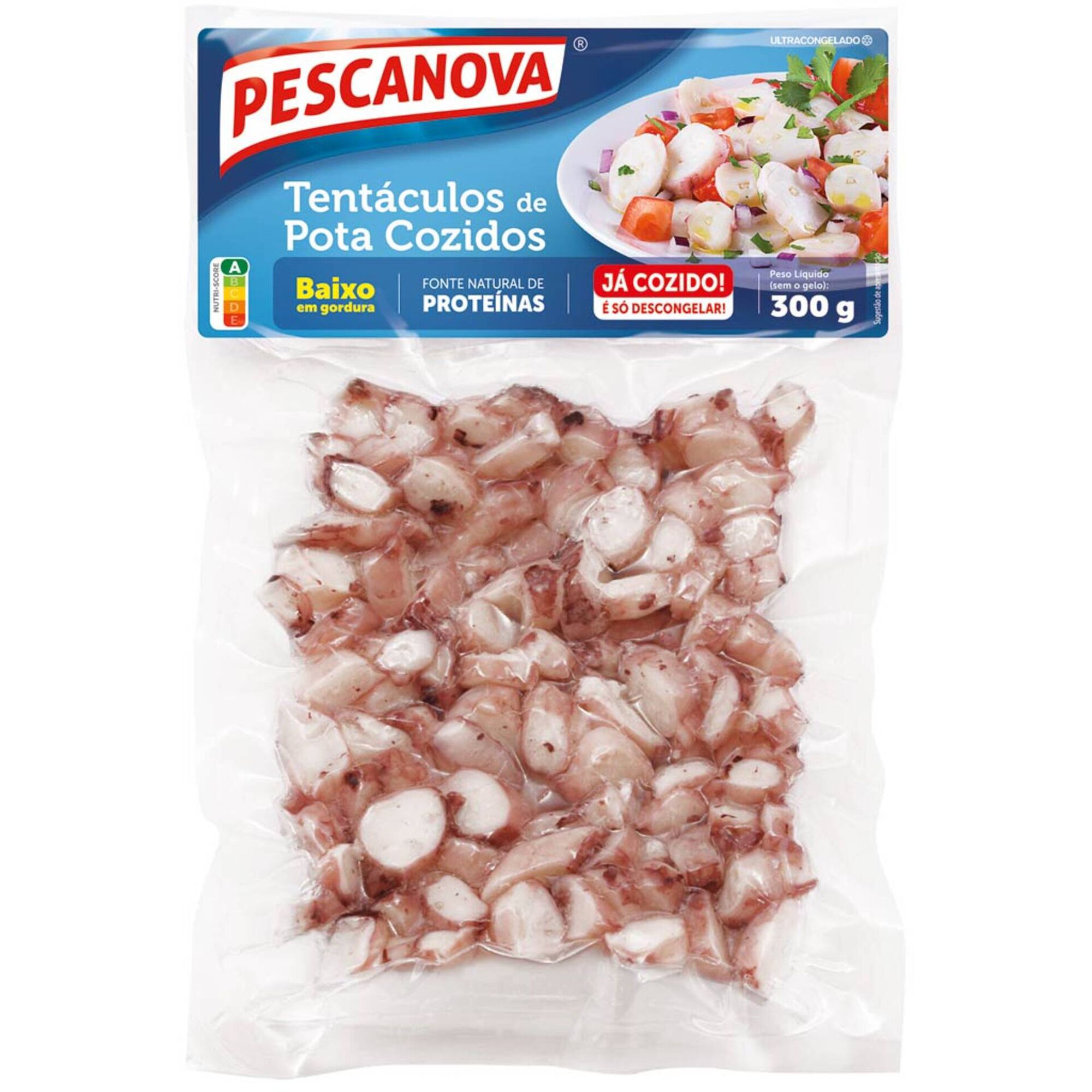 Tentáculos de Pota Cozidos Ultracongelado