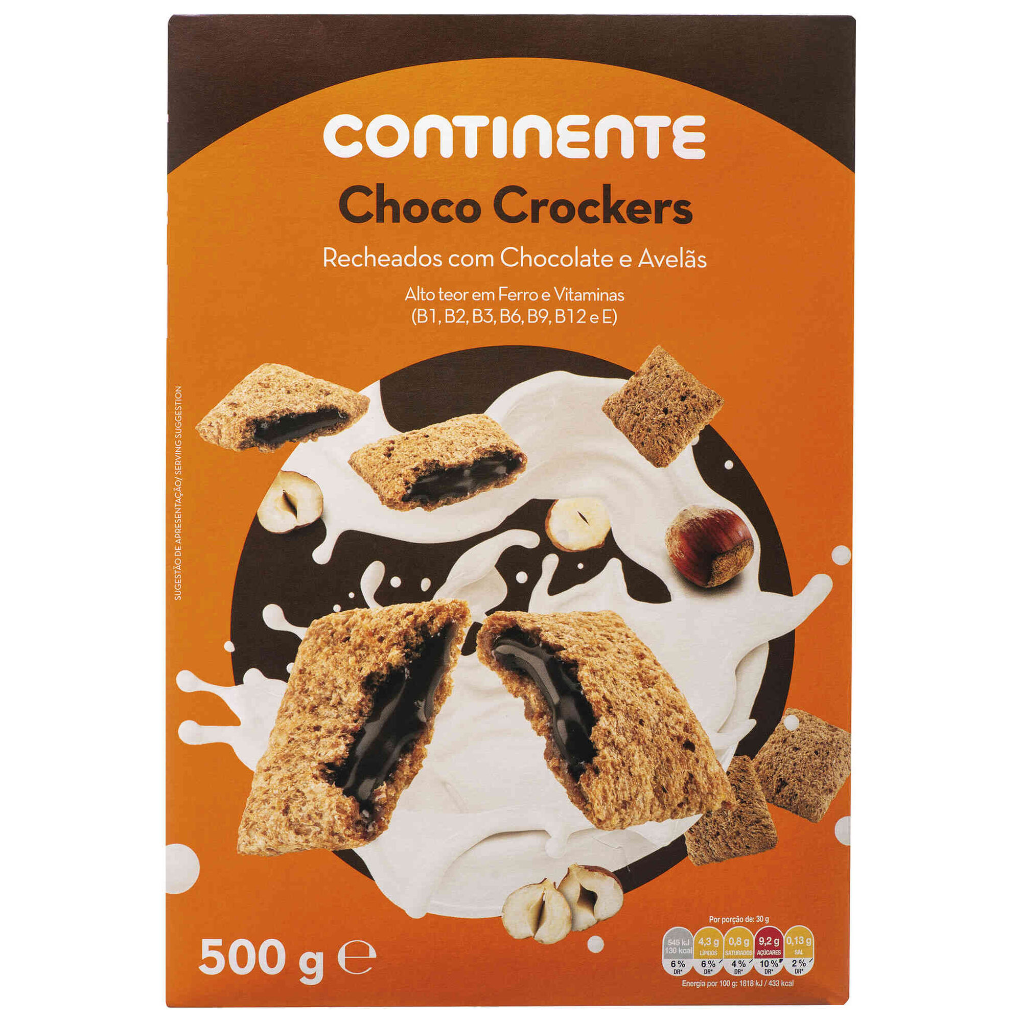Cereais Crockers Recheio de Chocolate
