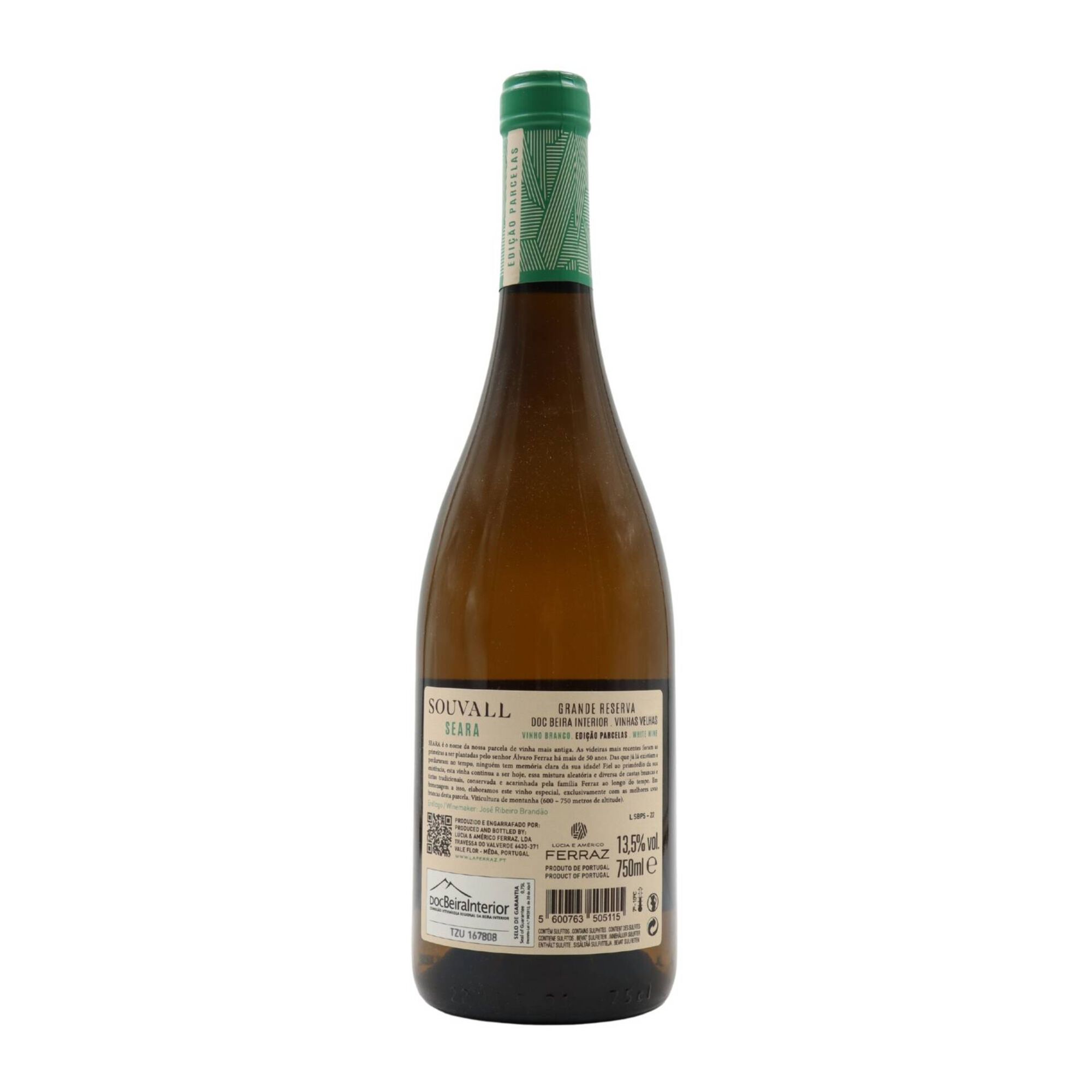 Souvall Seara Grande Reserva Old Vines Beiras Vinho Branco