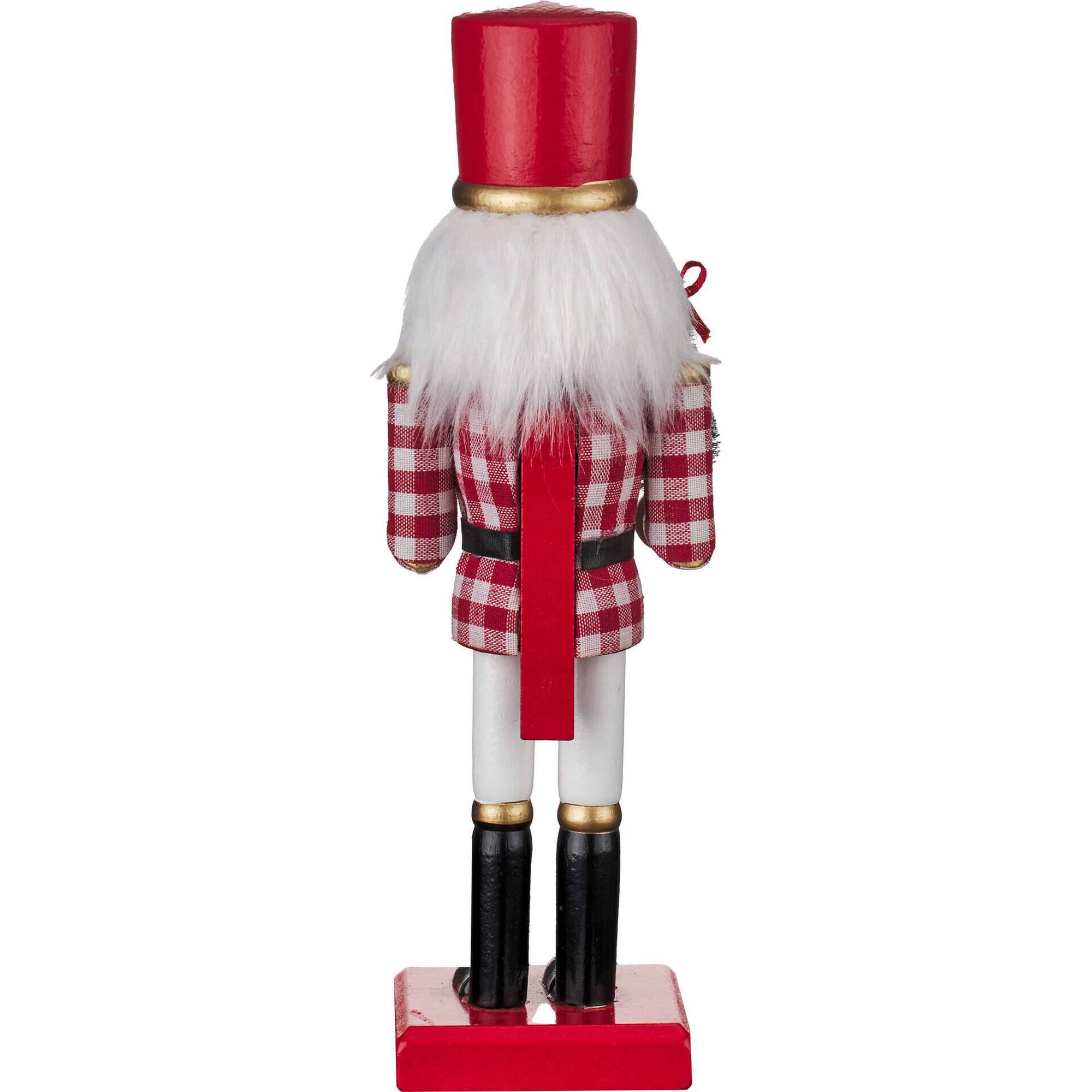 Quebra-Nozes 25cm Padrão Tartã