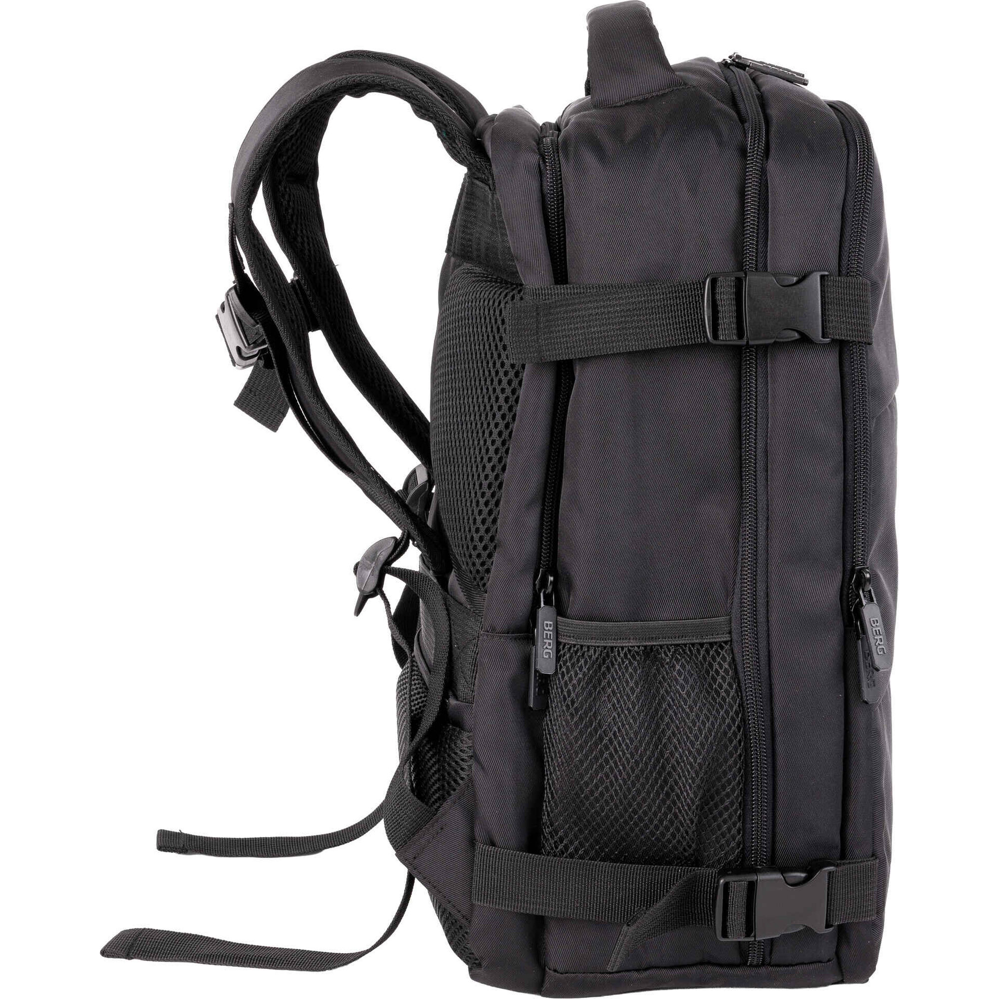 Mochila Underseat com Compress&atilde;o 24L Preta Berg