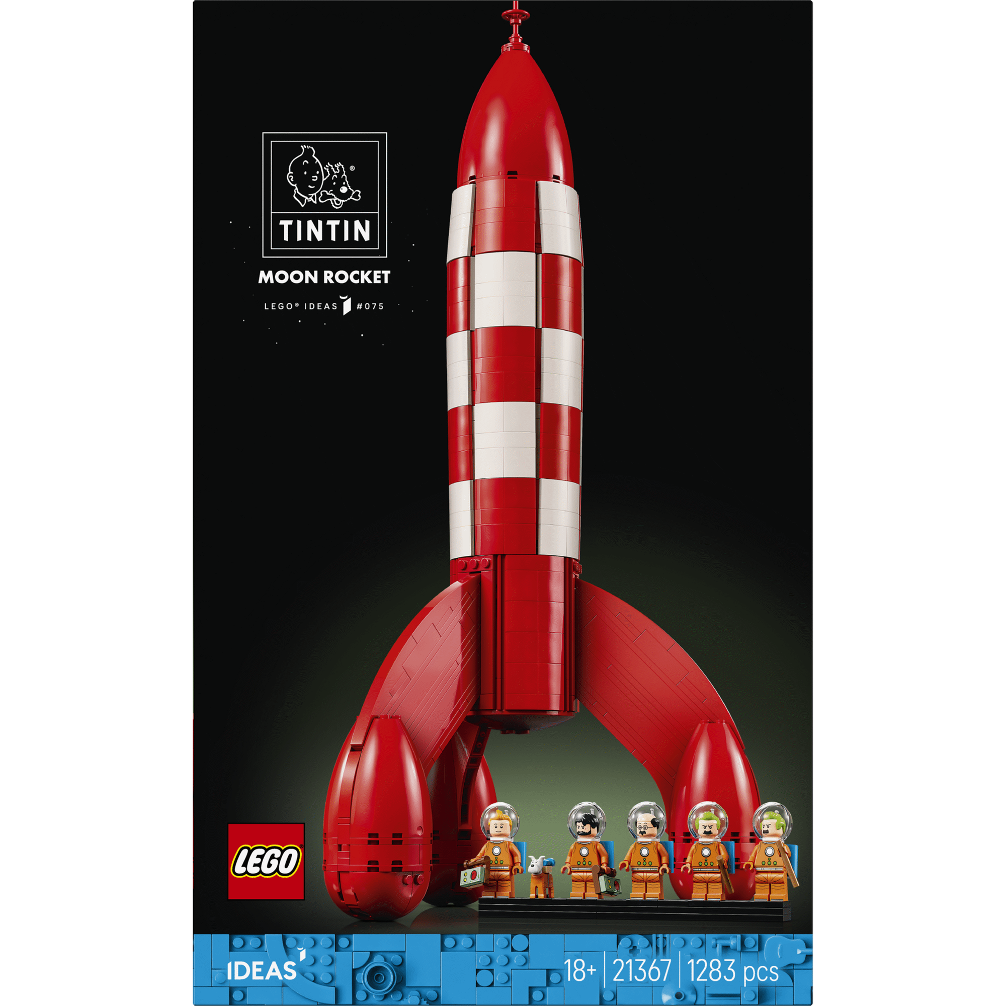 LEGO Ideas - Foguet&atilde;o Lunar de Tintin - 21367