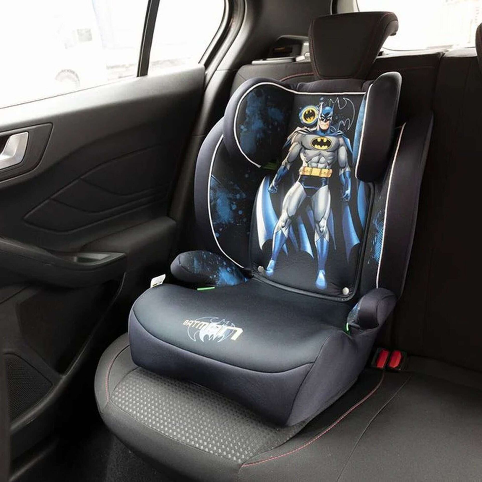 Cadeira Auto I-Size 100-150cm Preto e Azul Batman