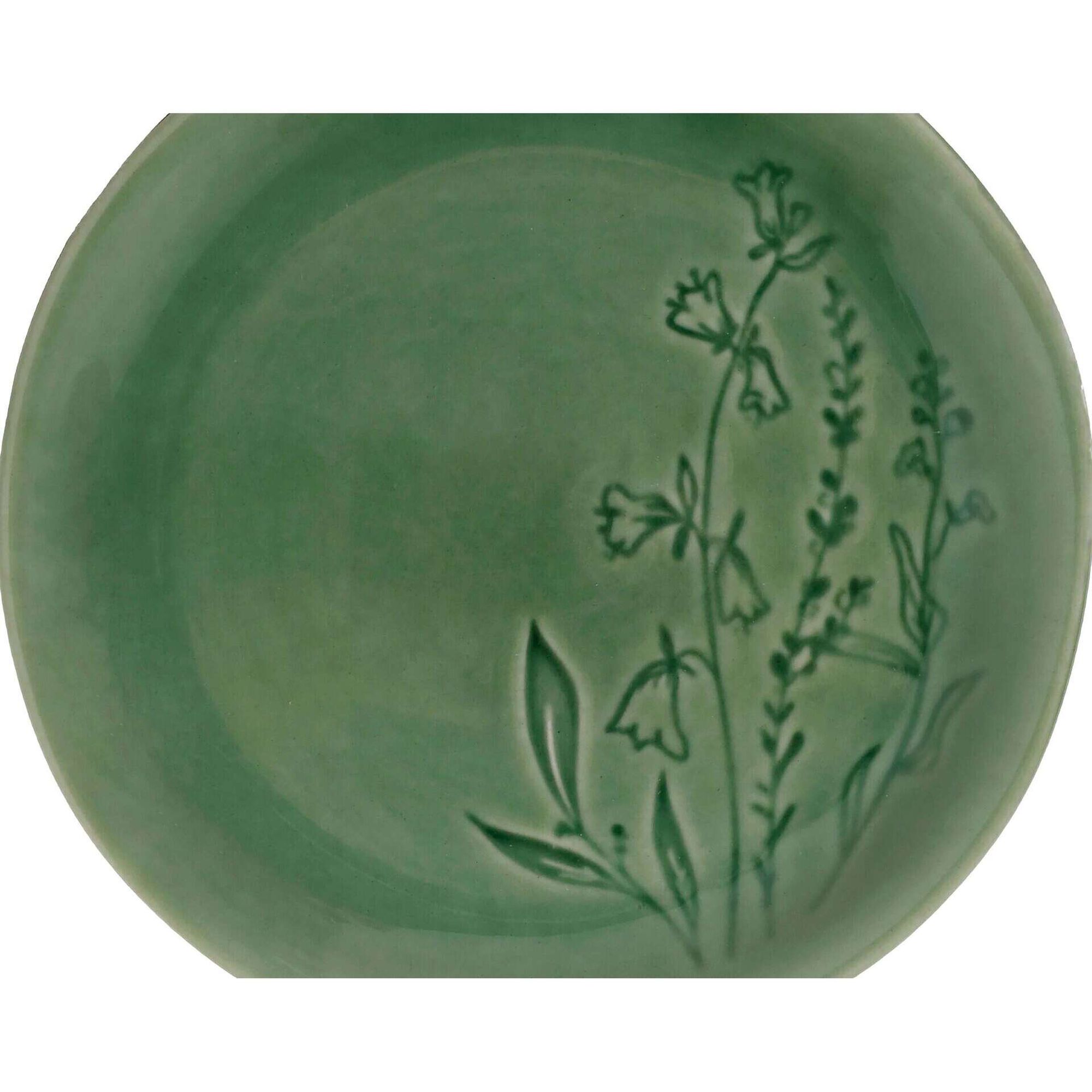 Prato Sobremesa 20cm Verde Jardim Secreto Kasa