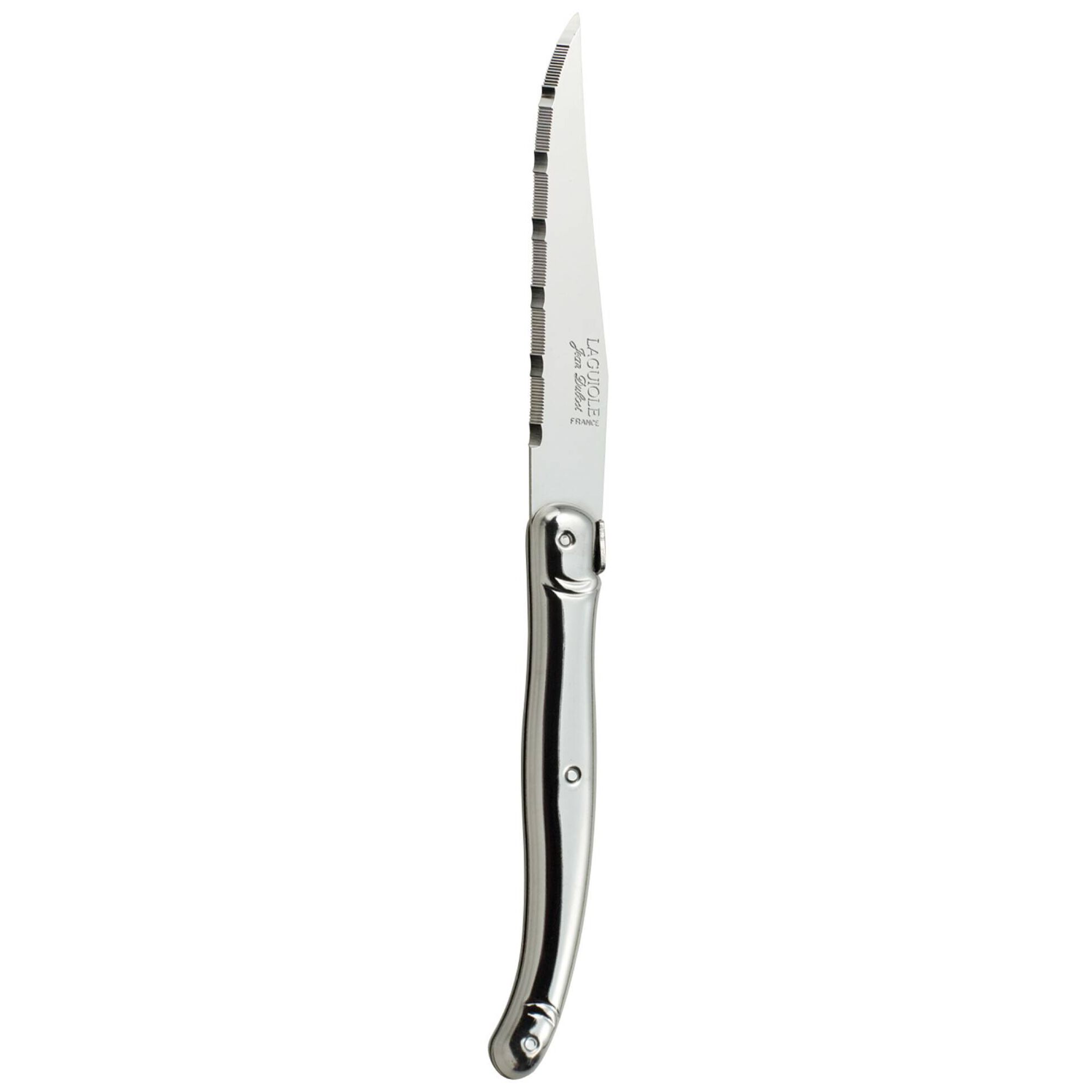 Conjunto 6 Facas Serra Laguiole Inox Laguiole