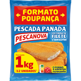 Filetes de Pescada Panados sem Glúten