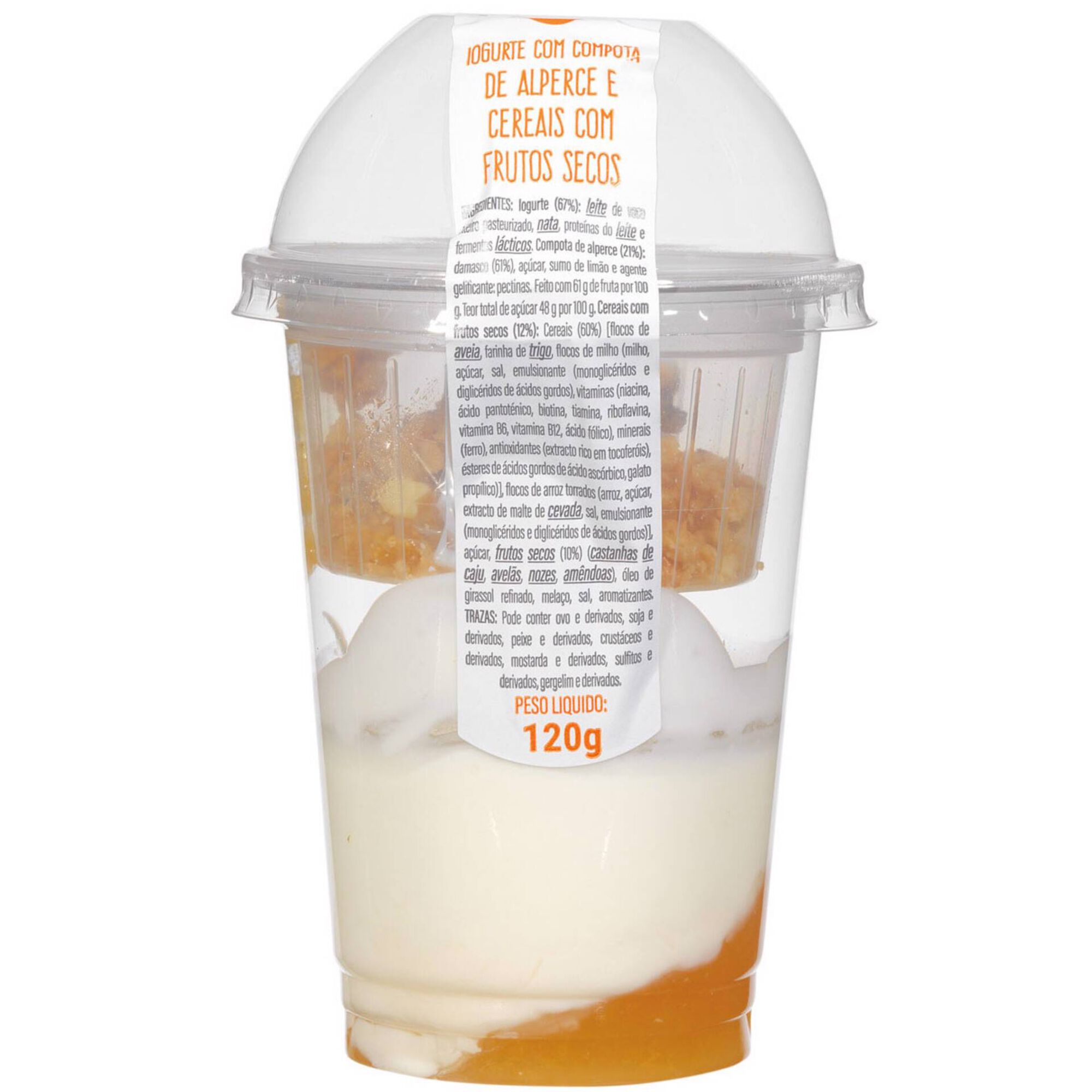Iogurte de Alperce com Cereais Iogurte de Alperce com Cereais