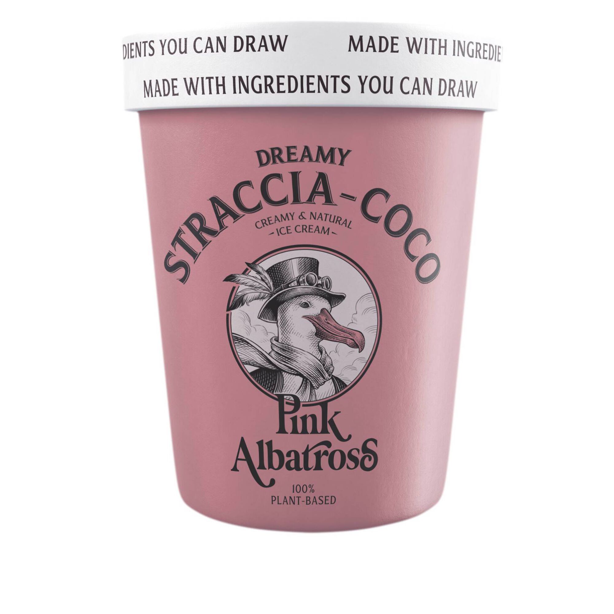 Gelado Straccia-Coco Vegan sem Gl&uacute;ten