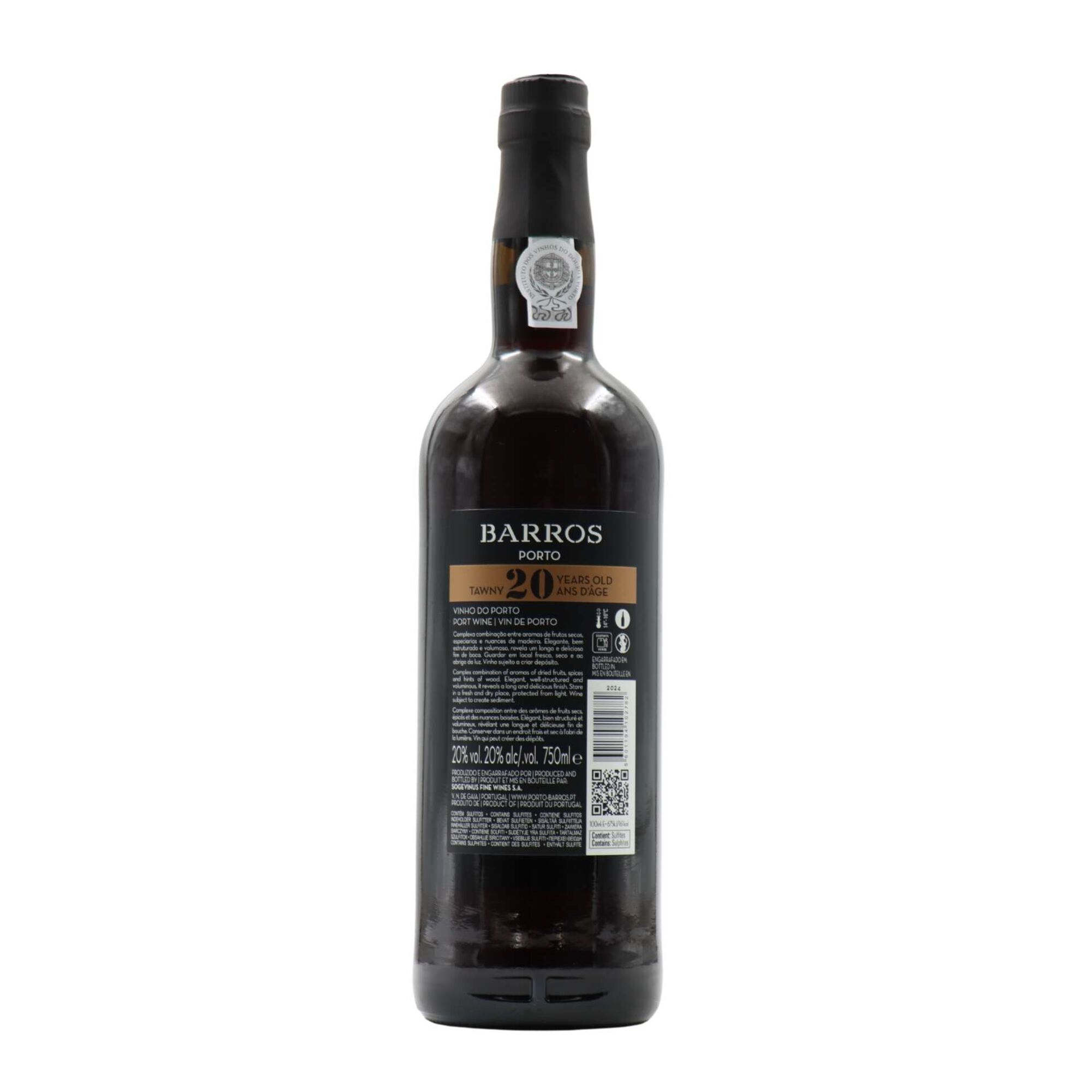 Barros Vinho Do Porto 20 Anos