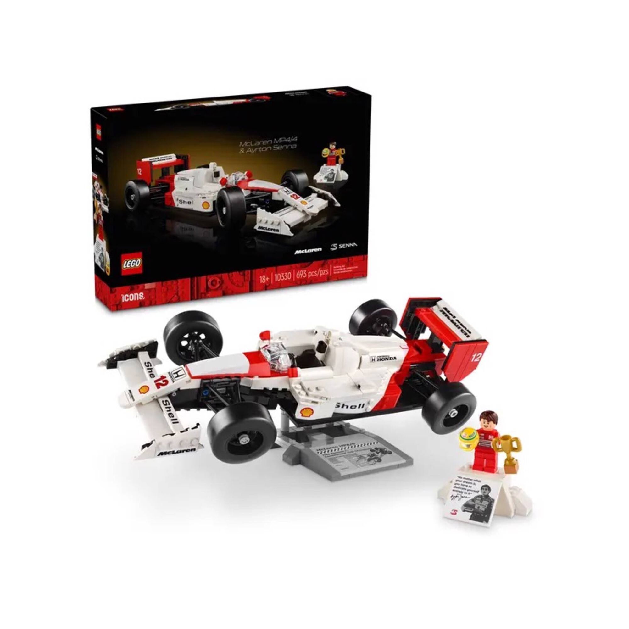 McLaren MP4/4 e Ayrton Senna - 10330 McLaren MP4/4 e Ayrton Senna - 10330