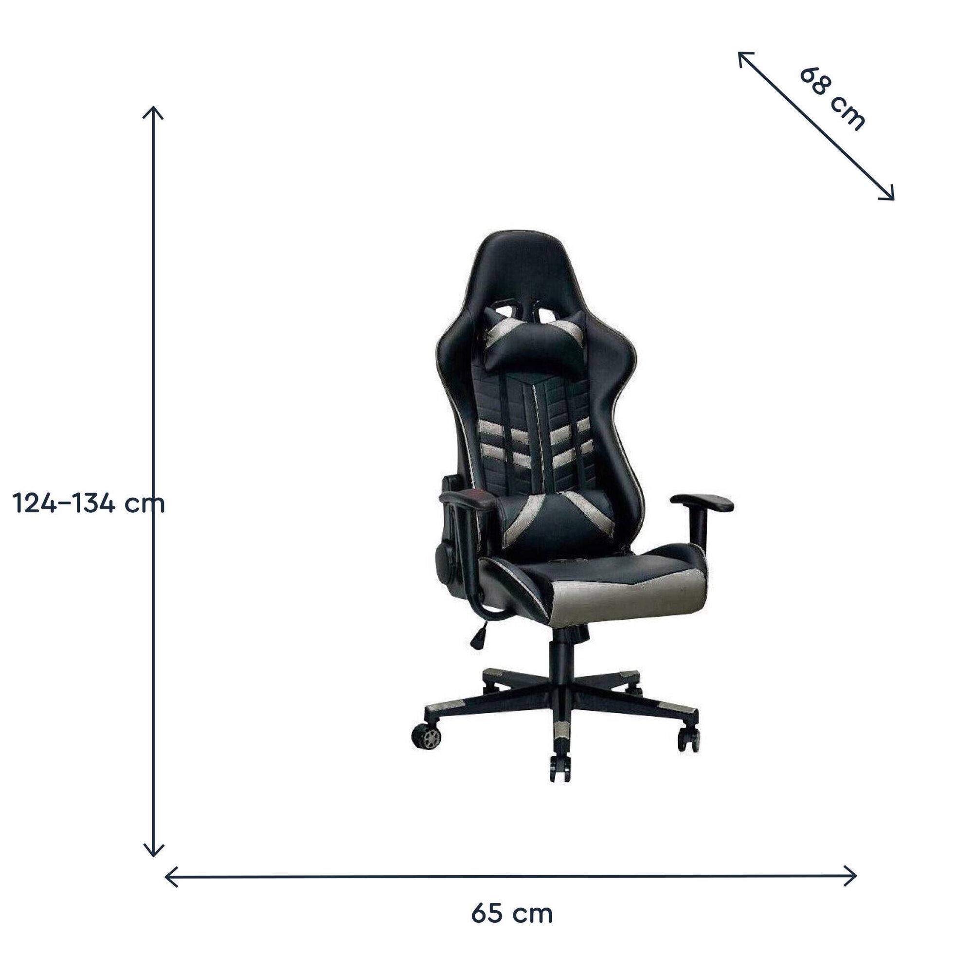 Cadeira Gaming Estofada Preta Racing Kasa