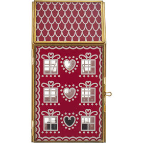 Casa Vidro 19cm com Luz Kasa