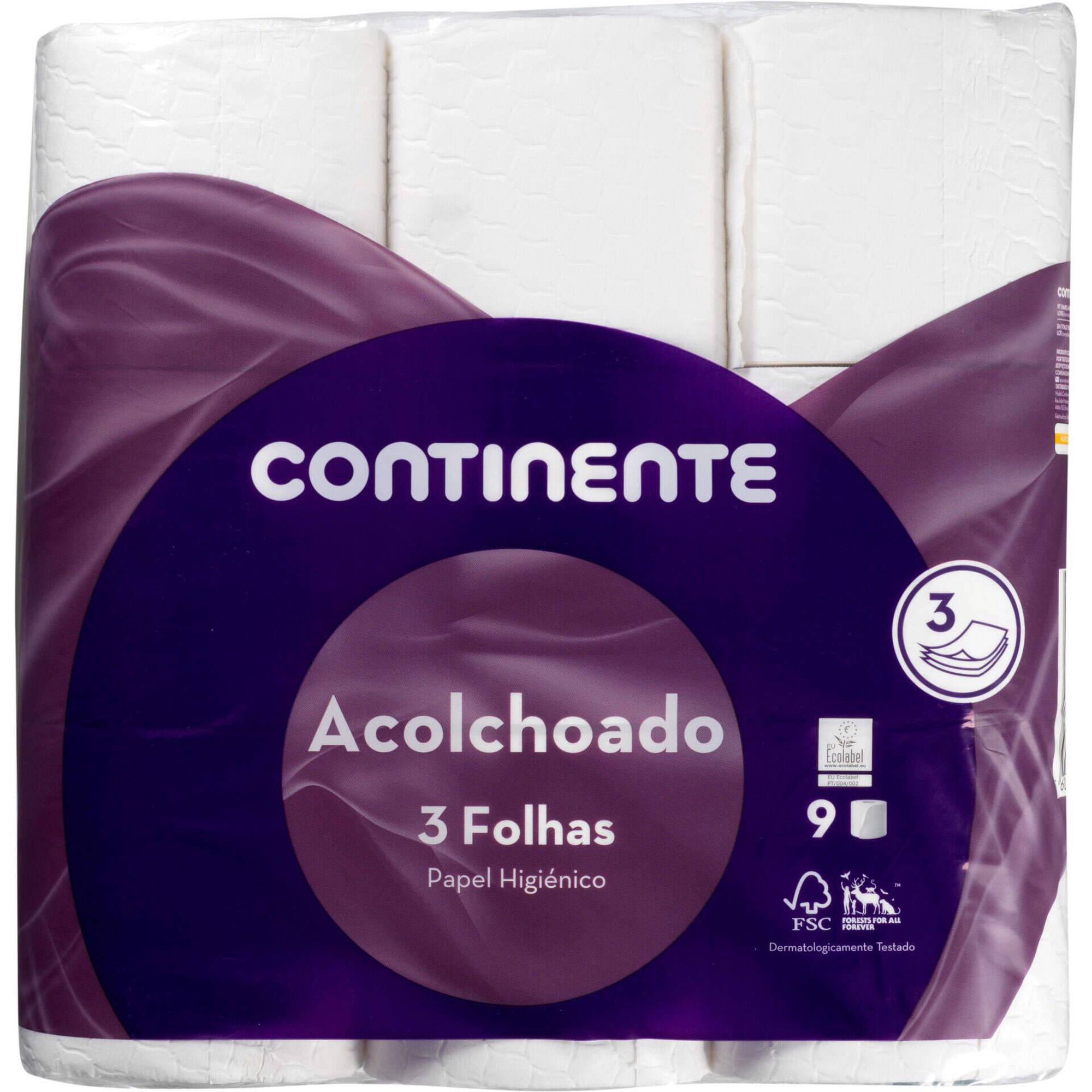 Papel Higiénico 3 Folhas Acolchoado