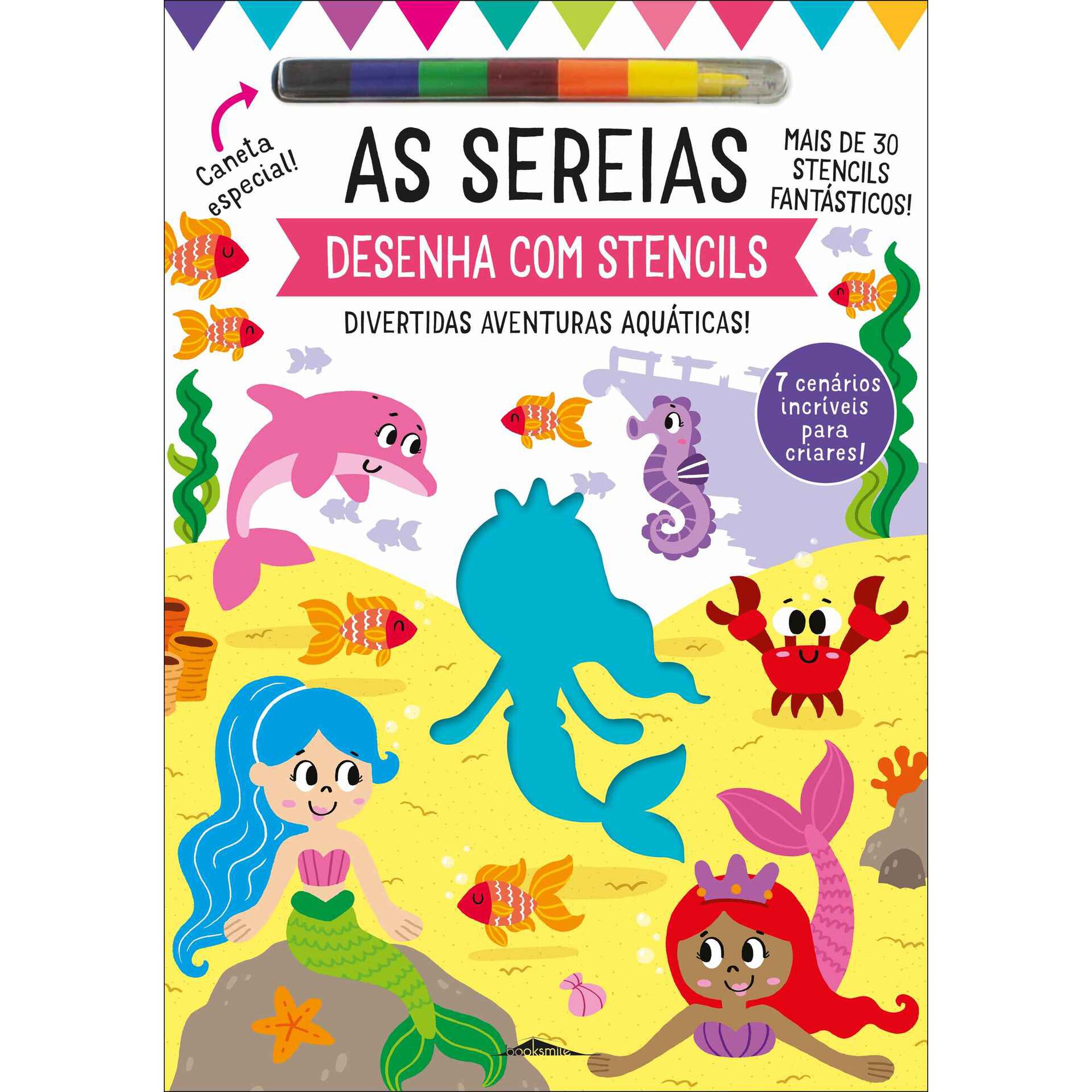 As Sereias - Desenha com Stencils