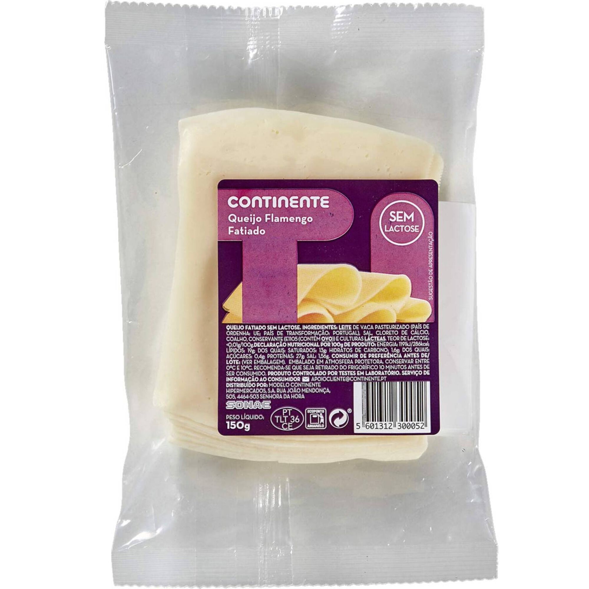 Queijo Flamengo Fatias sem Lactose Queijo Flamengo Fatias sem Lactose
