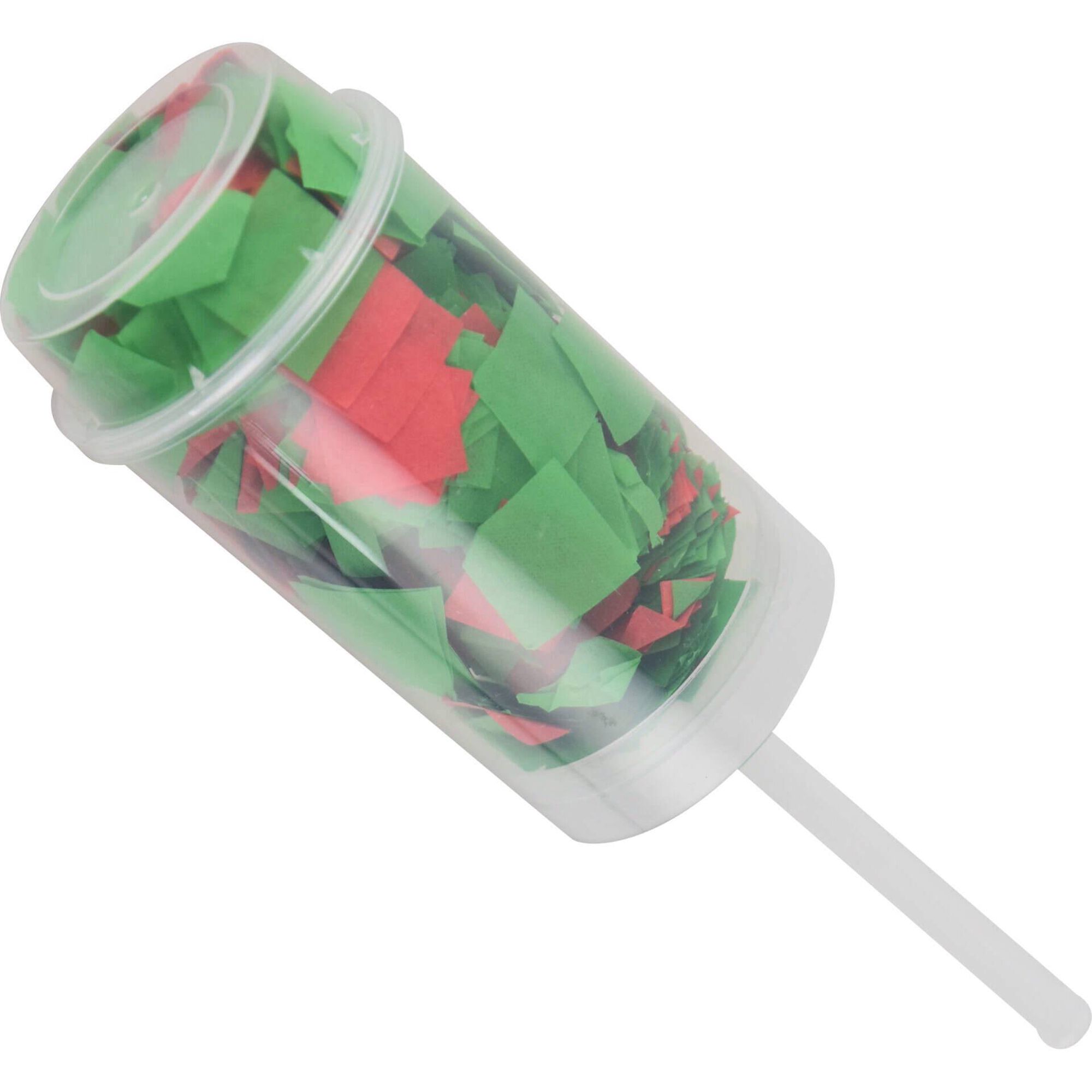 Tubo de Confetis 50cm Bazar&atilde;o