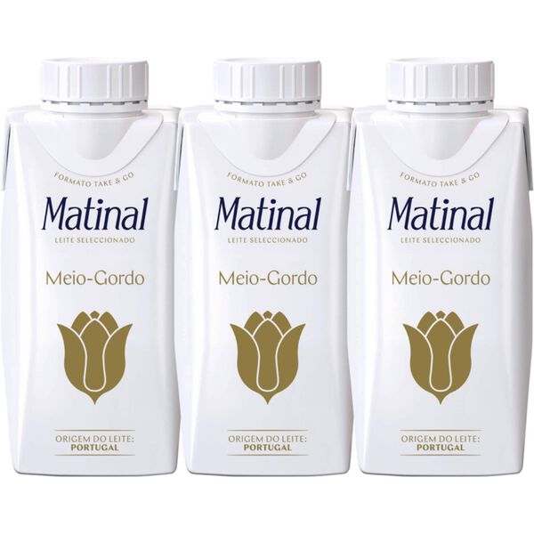 Leite UHT Meio Gordo Matinal