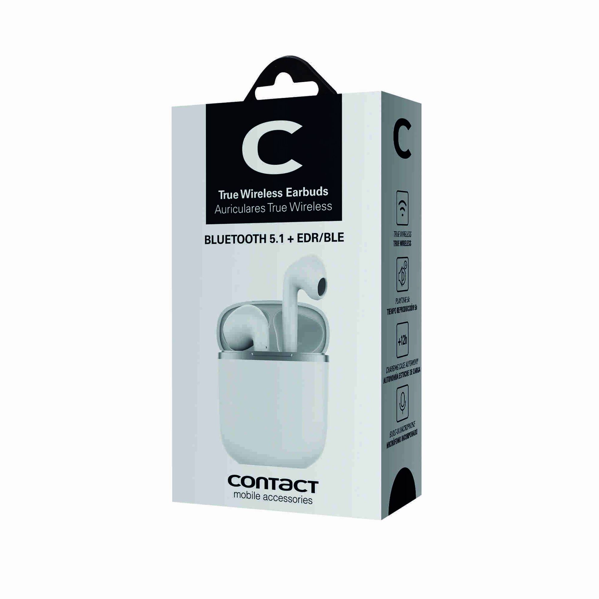 Auricular Wireless com Micro Branco