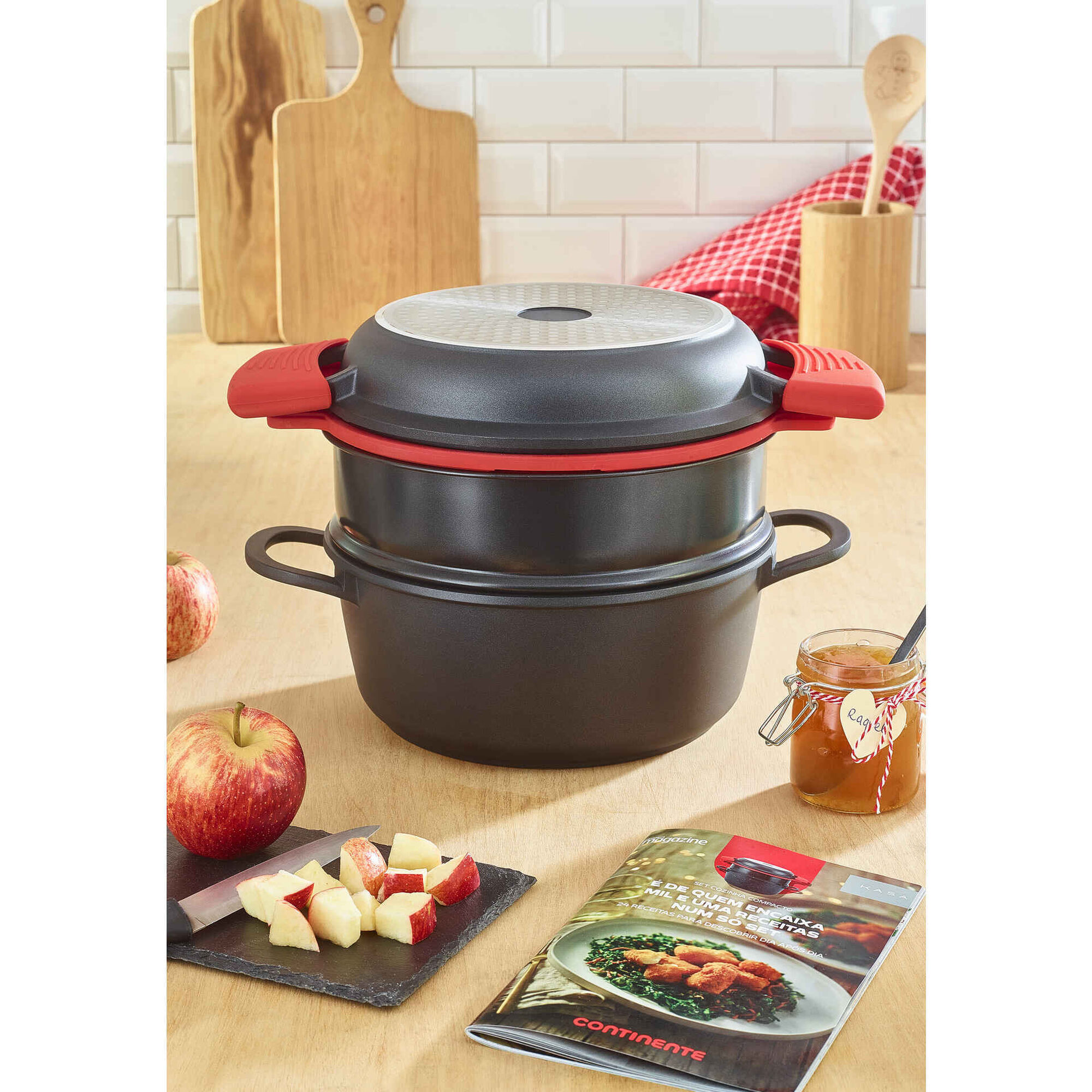 Conjunto de Cozinha Compacto Antiaderente Advento