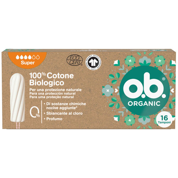 Tampão Digital Organic Super Bio o.b.