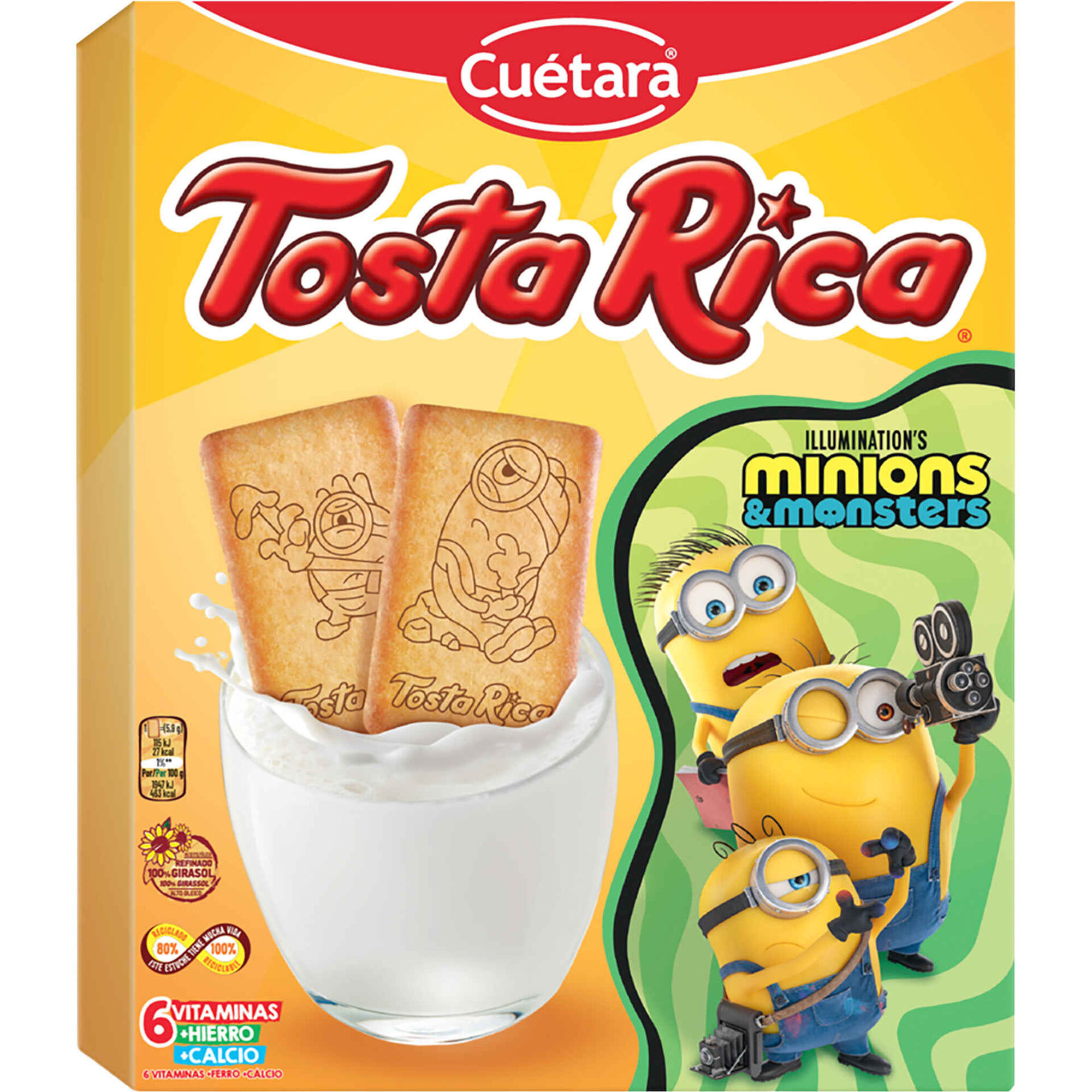 Bolachas Tosta Rica Cu&eacute;tara